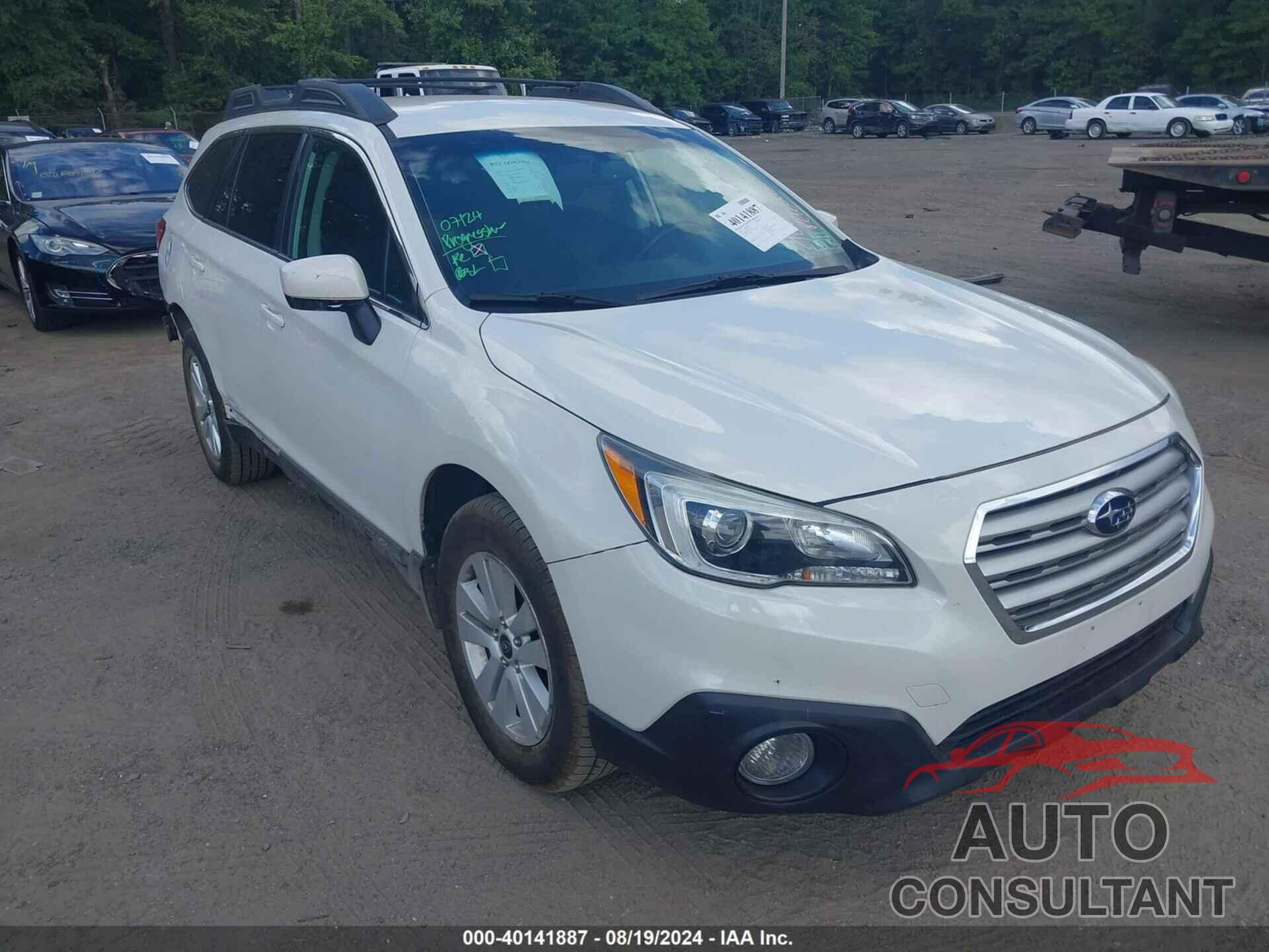SUBARU OUTBACK 2016 - 4S4BSACC0G3226588