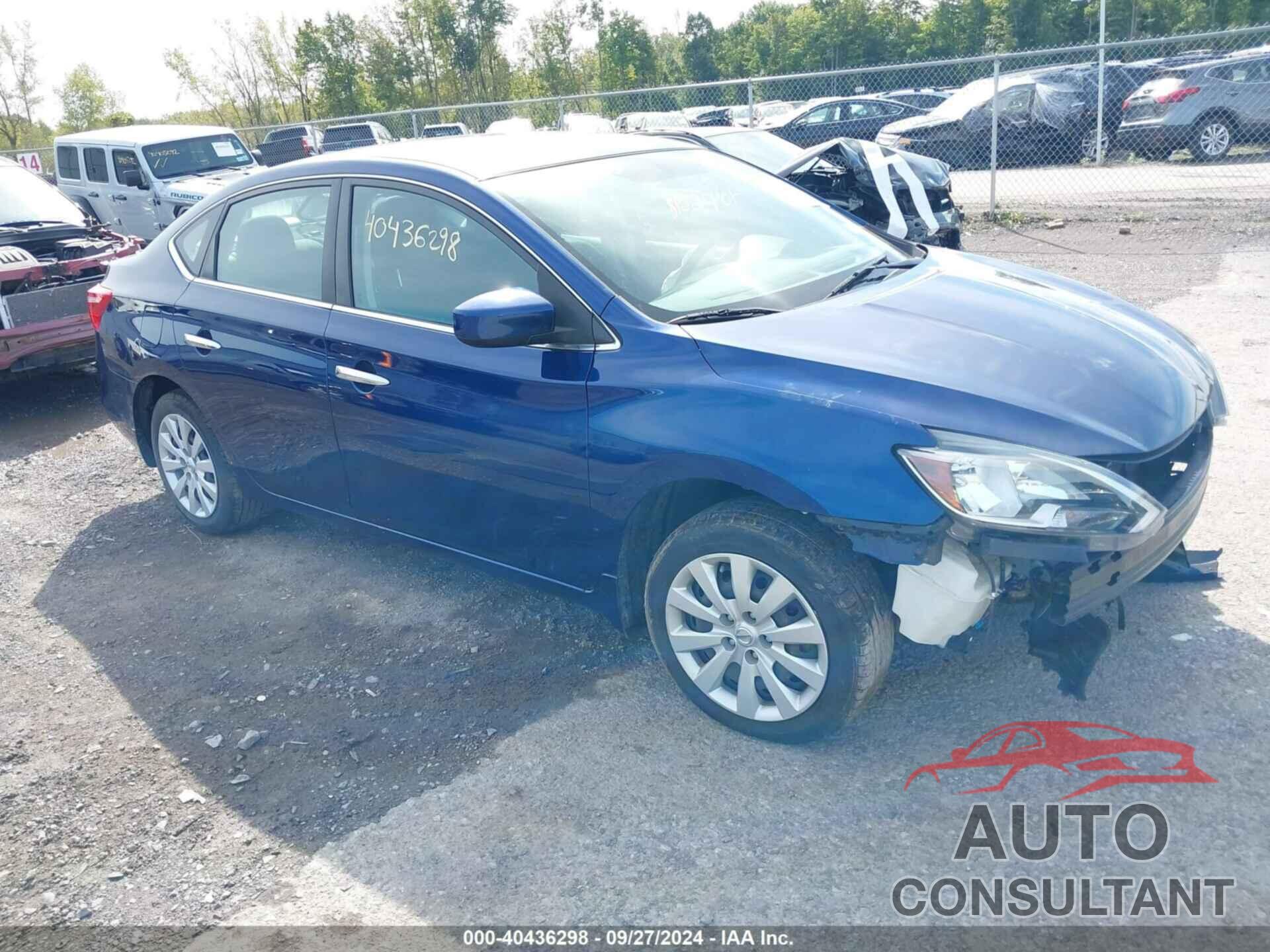 NISSAN SENTRA 2019 - 3N1AB7AP8KY408874