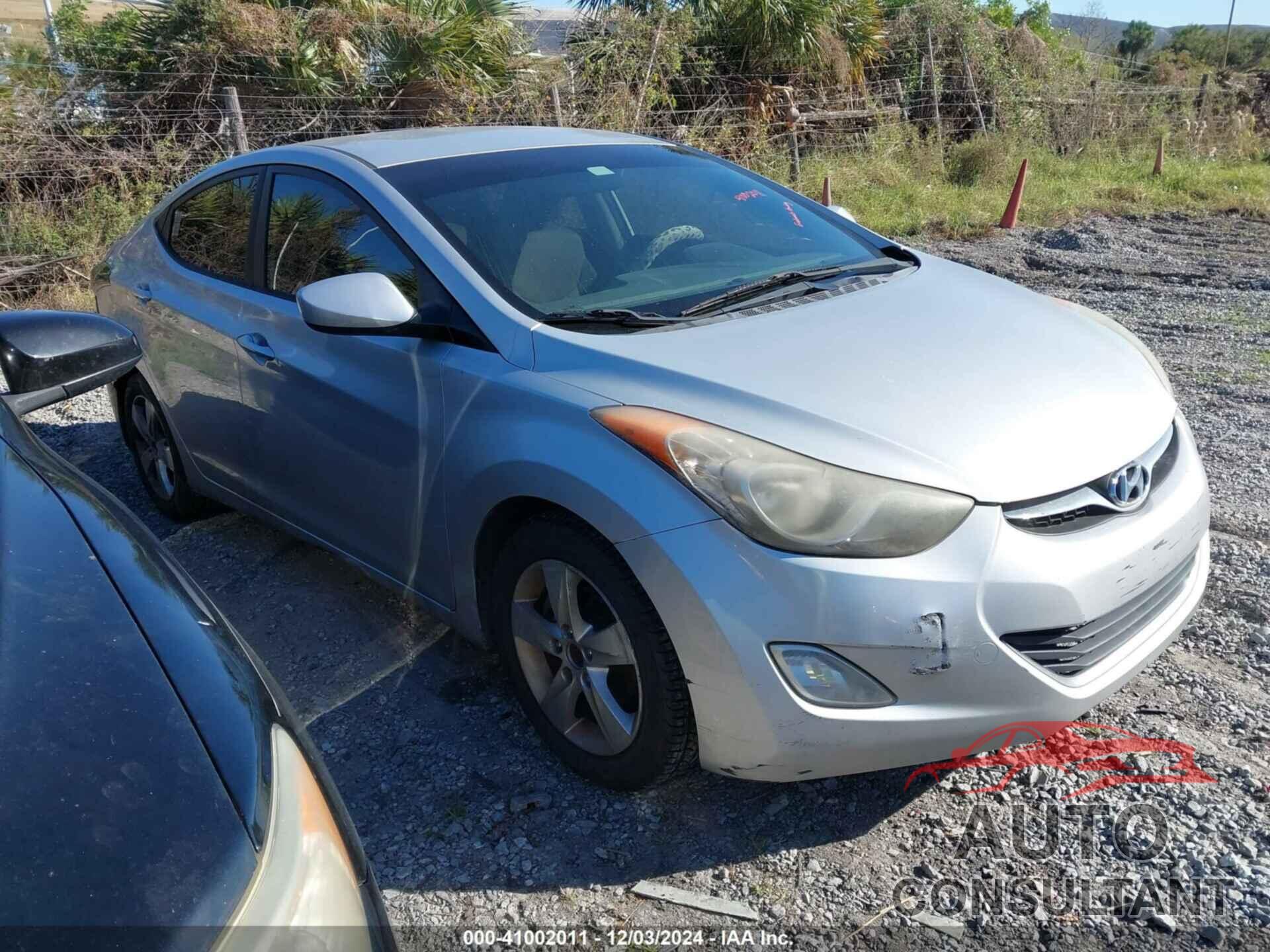 HYUNDAI ELANTRA 2012 - KMHDH4AE0CU346912