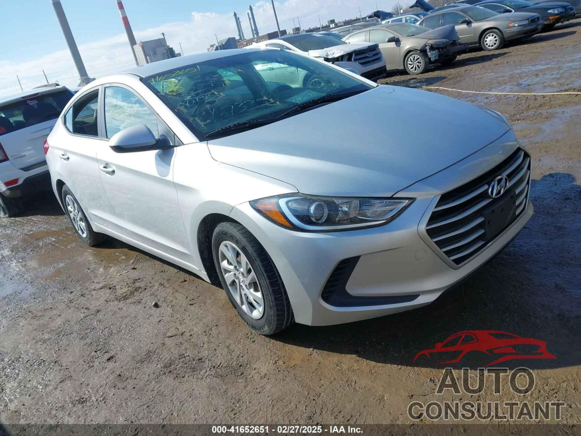 HYUNDAI ELANTRA 2017 - KMHD74LFXHU367332