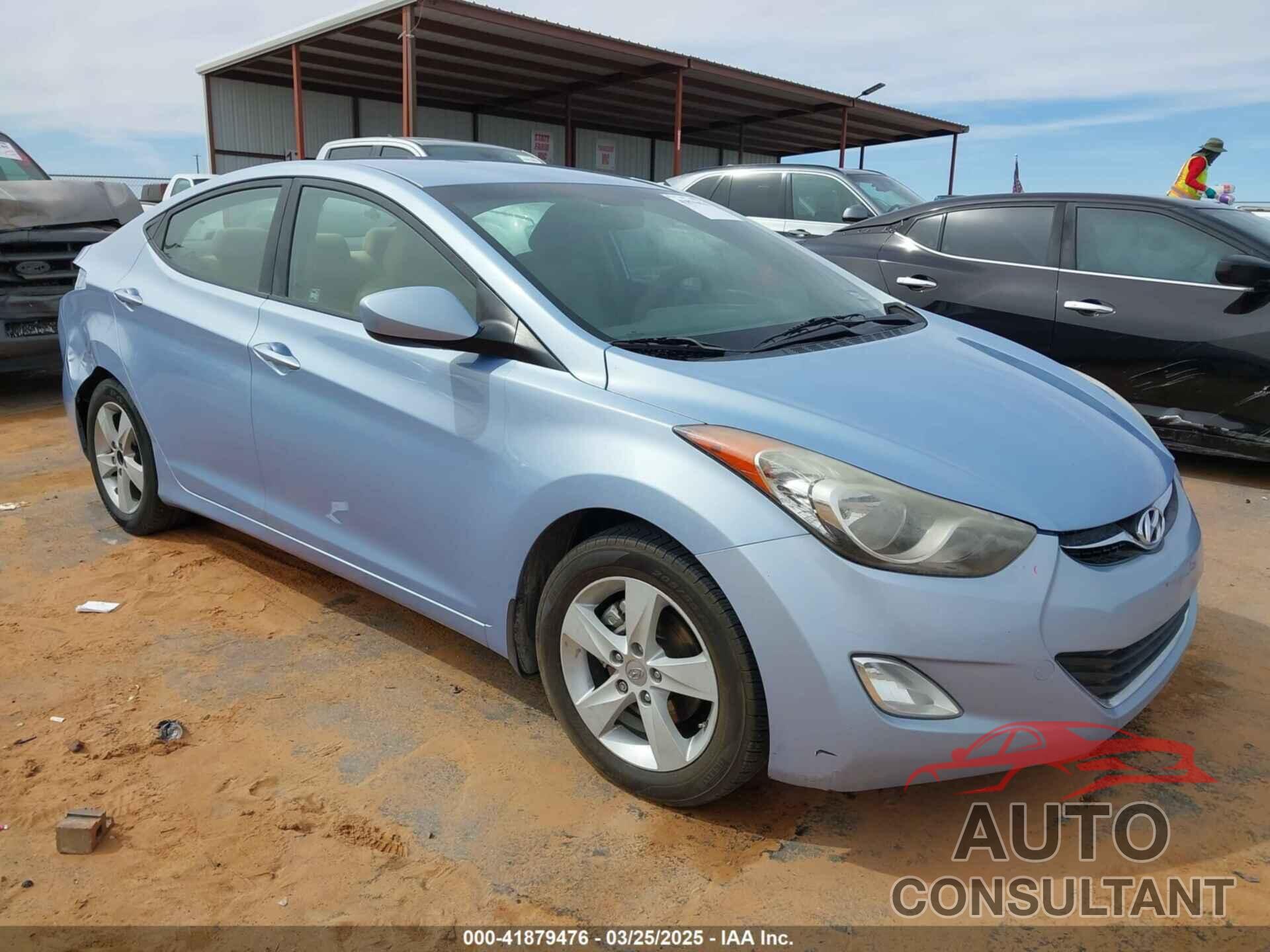 HYUNDAI ELANTRA 2012 - KMHDH4AE0CU462305