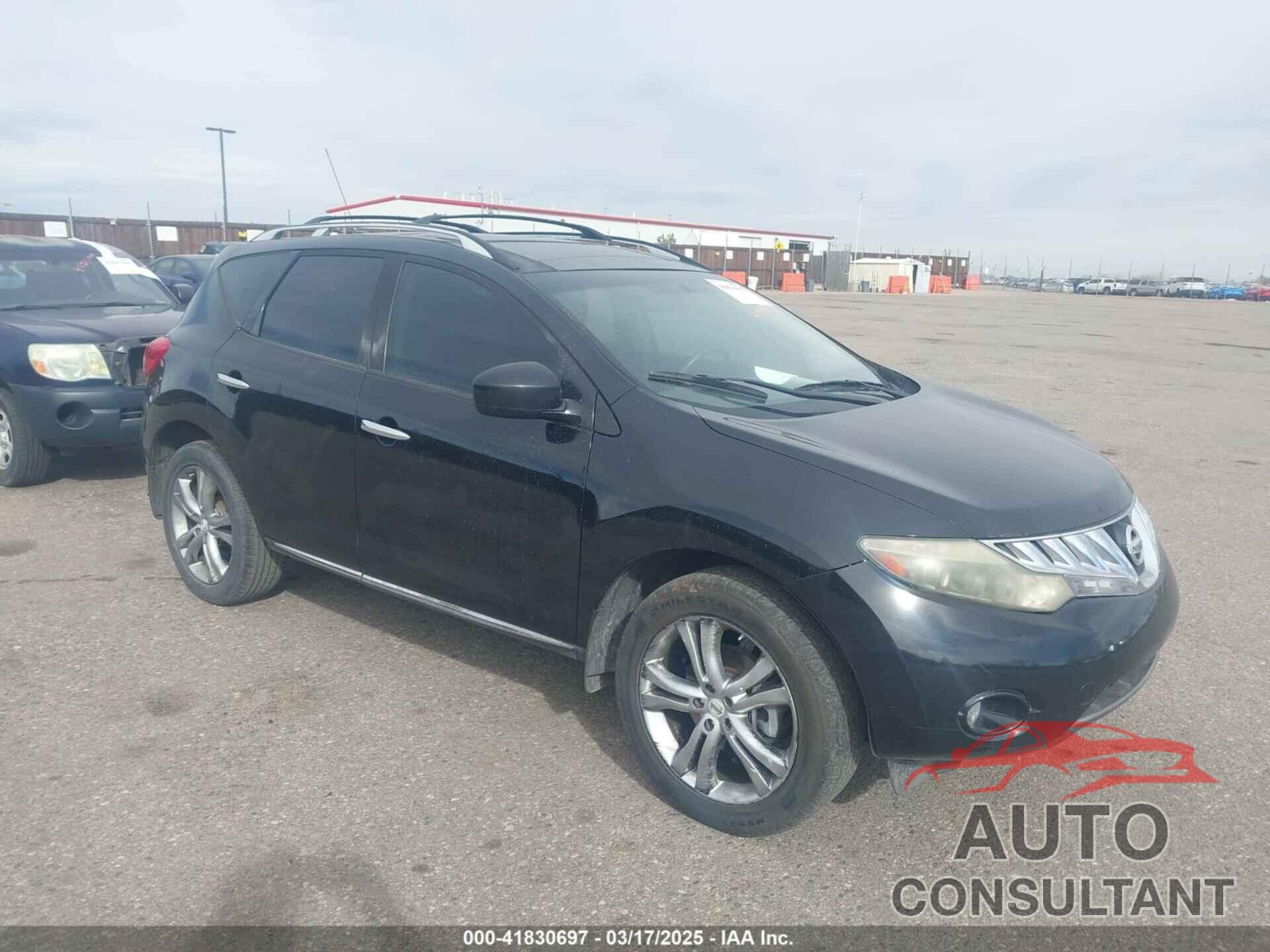 NISSAN MURANO 2009 - JN8AZ18W69W110865