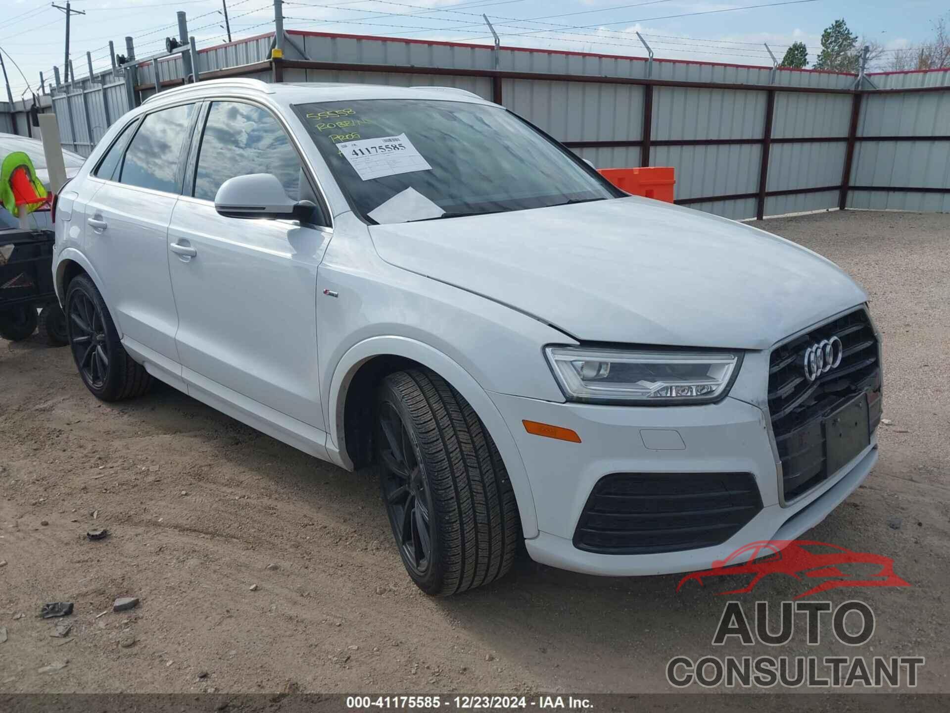 AUDI Q3 2018 - WA1JCCFS6JR001733