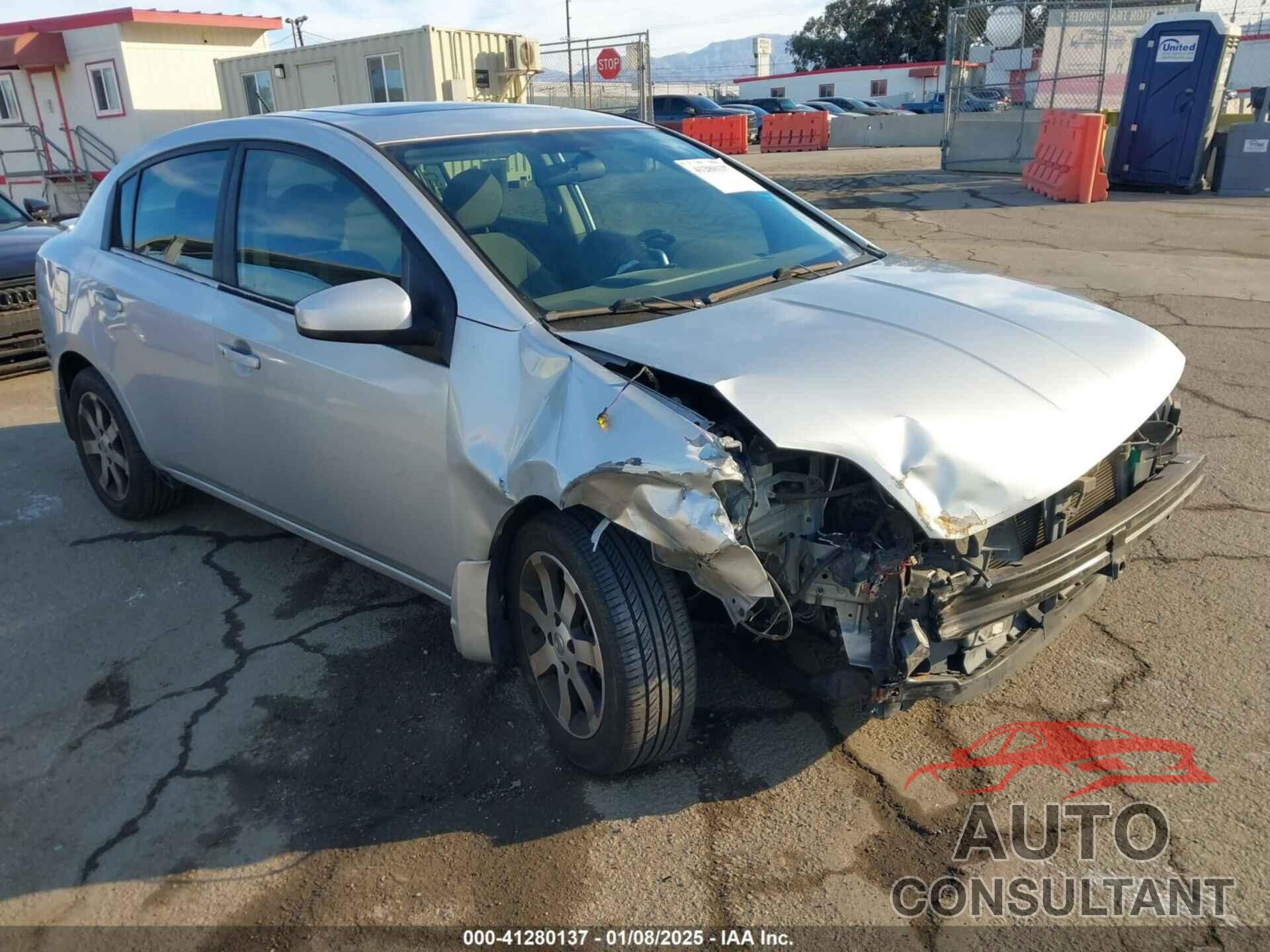 NISSAN SENTRA 2012 - 3N1AB6AP1CL762597