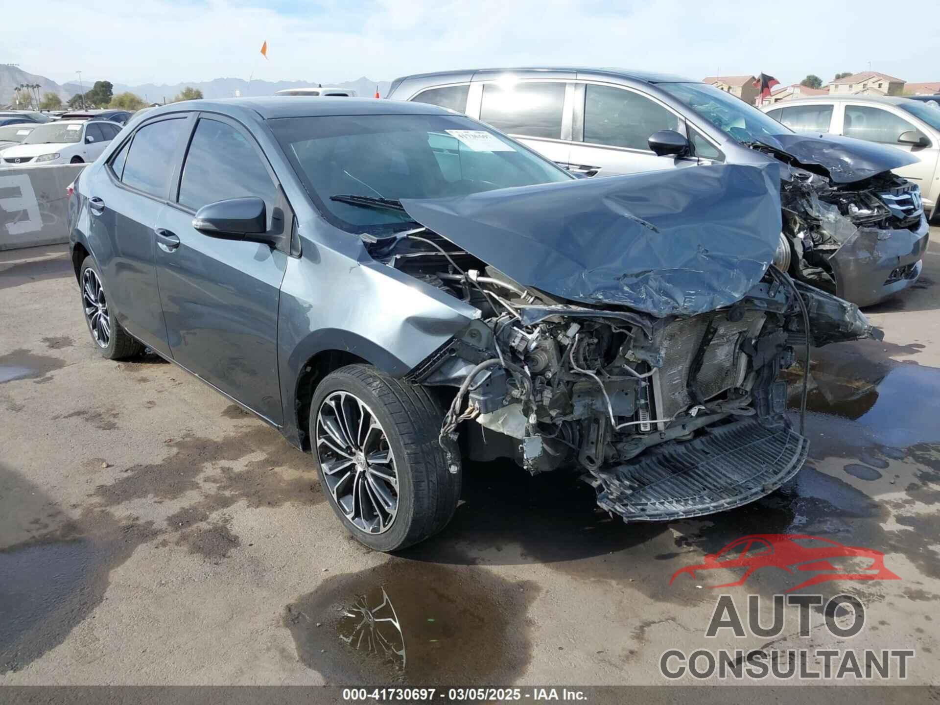 TOYOTA COROLLA 2016 - 2T1BURHEXGC681396