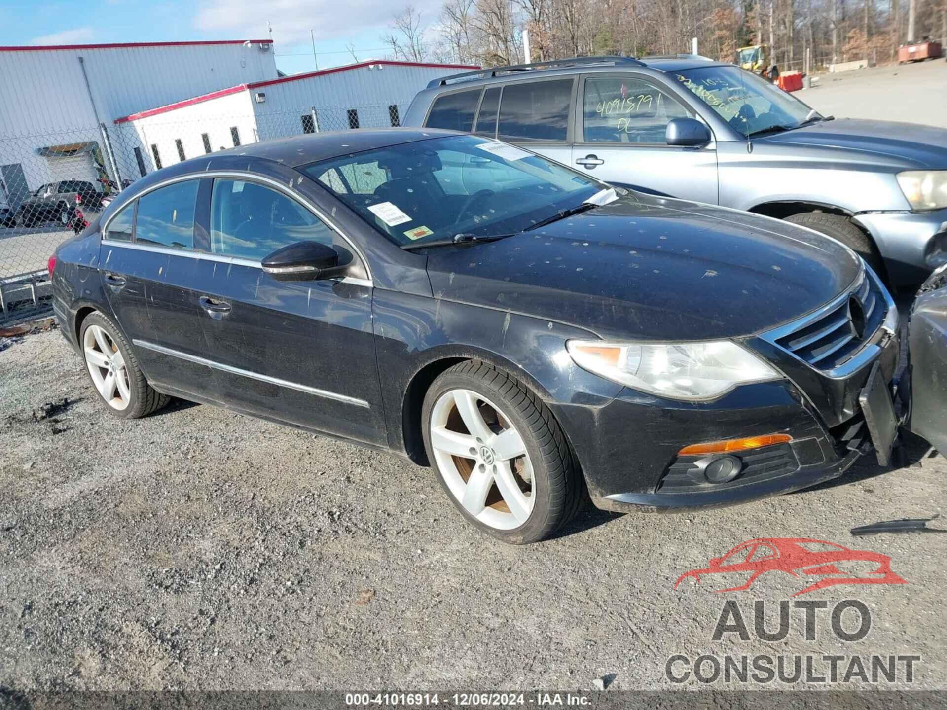 VOLKSWAGEN CC 2012 - WVWHP7AN1CE549490