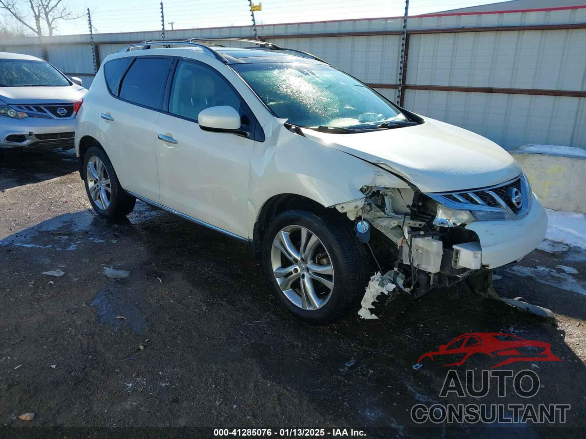 NISSAN MURANO 2011 - JN8AZ1MU4BW063913