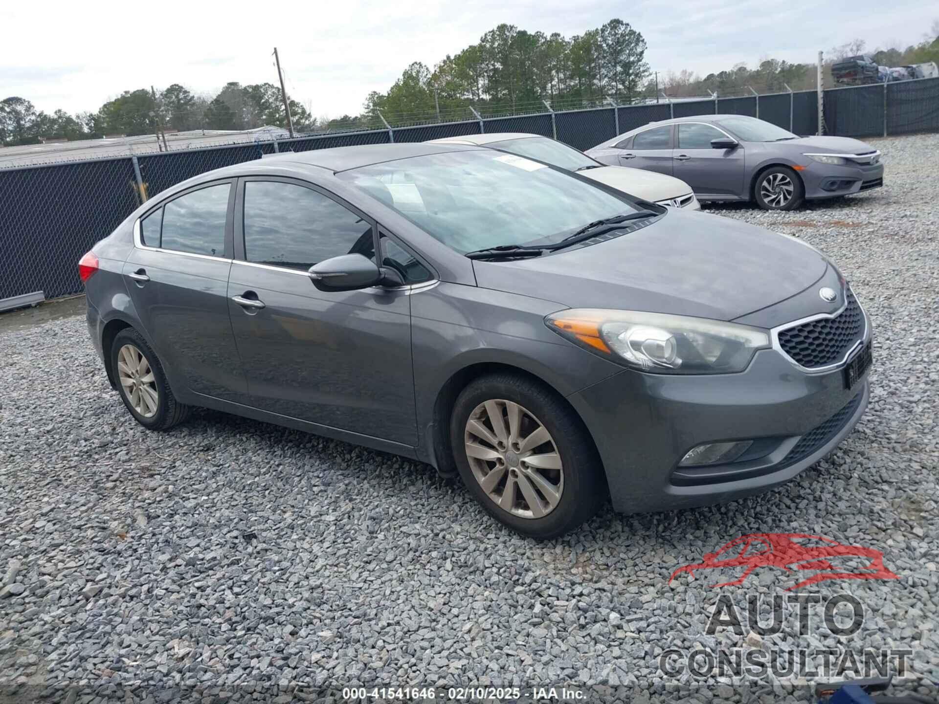 KIA FORTE 2014 - KNAFX4A89E5086112