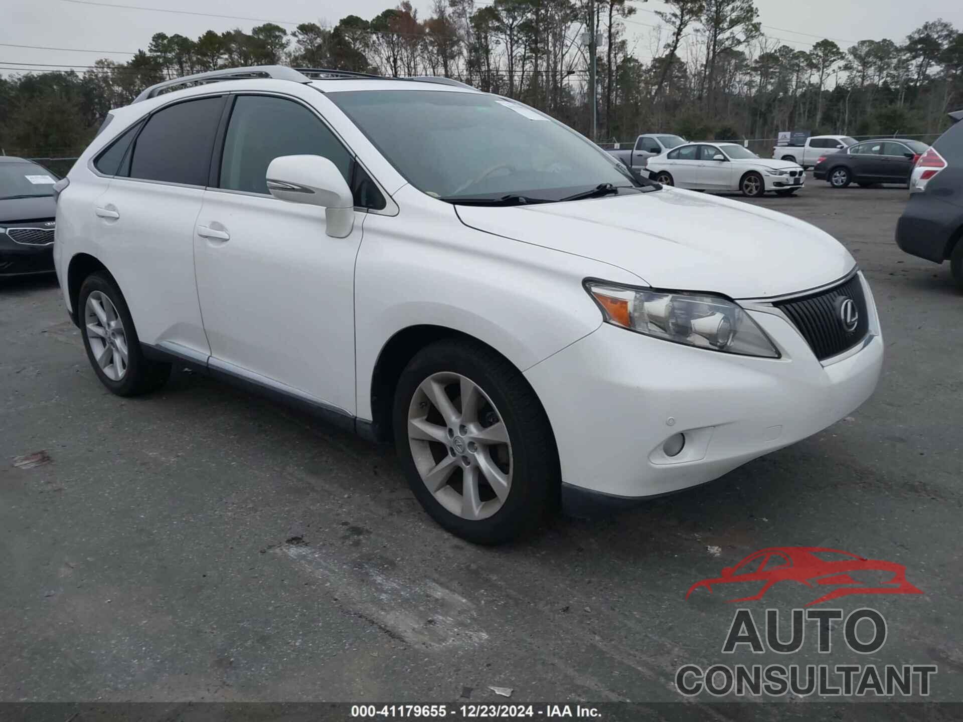 LEXUS RX 350 2011 - 2T2ZK1BA6BC043419
