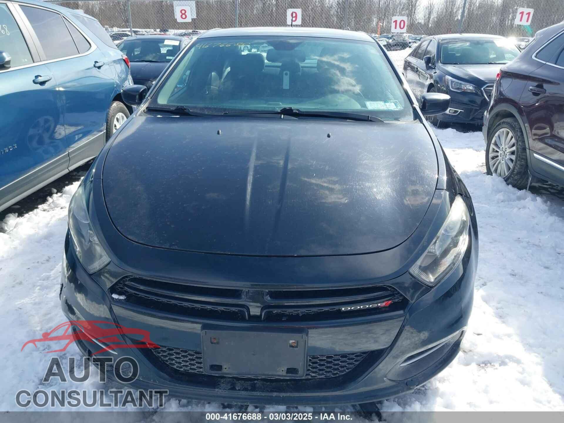 DODGE DART 2015 - 1C3CDFBB7FD346992