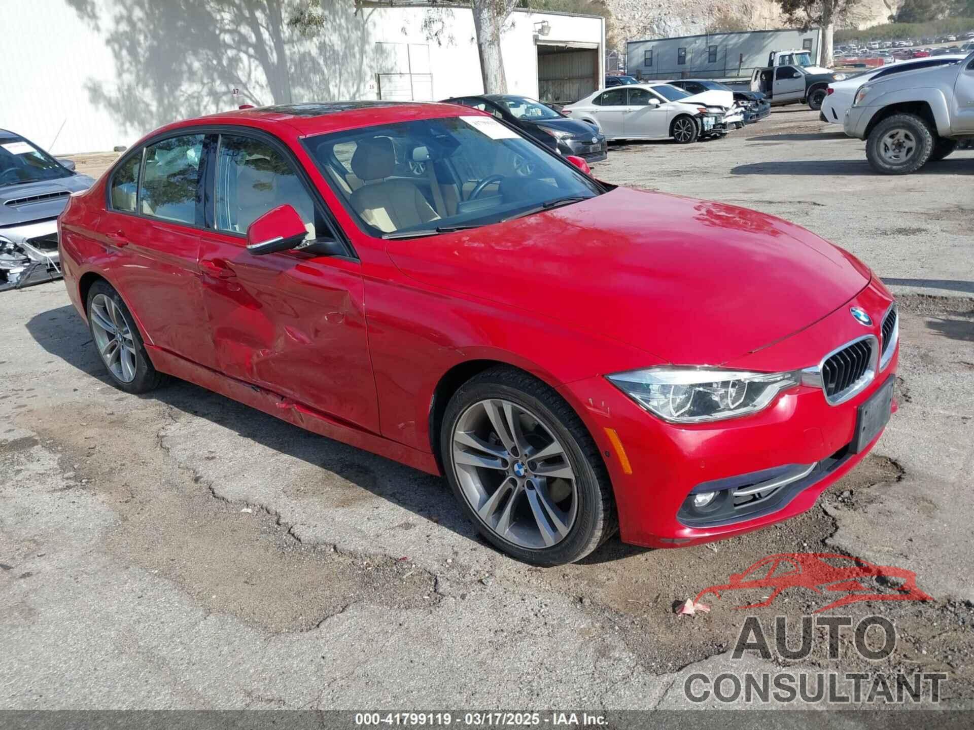 BMW 328I 2016 - WBA8E9G50GNT82356