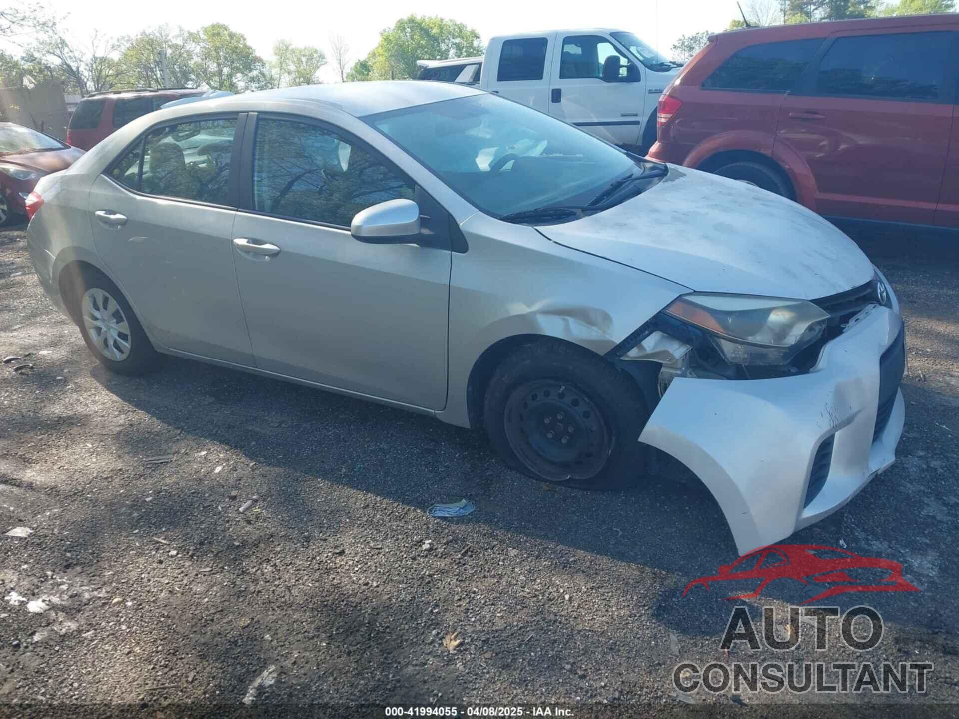 TOYOTA COROLLA 2014 - 5YFBURHE2EP117643