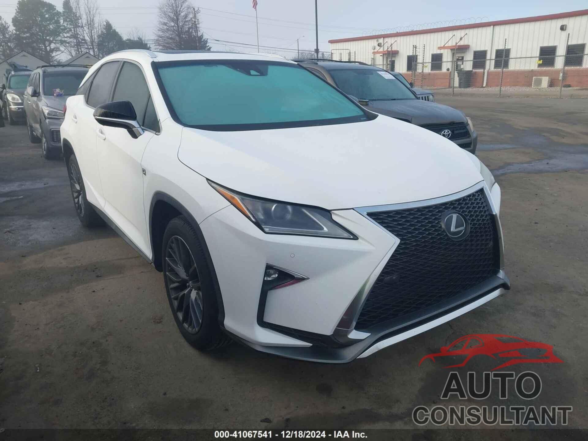 LEXUS RX 2017 - 2T2BZMCA8HC121074