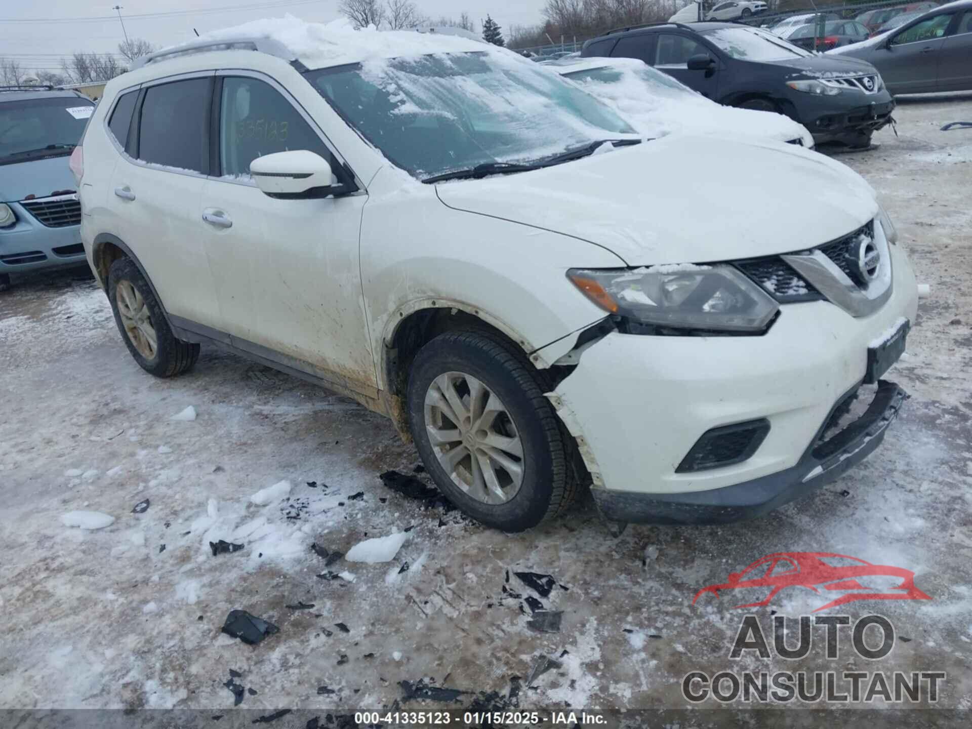 NISSAN ROGUE 2016 - KNMAT2MV6GP720398