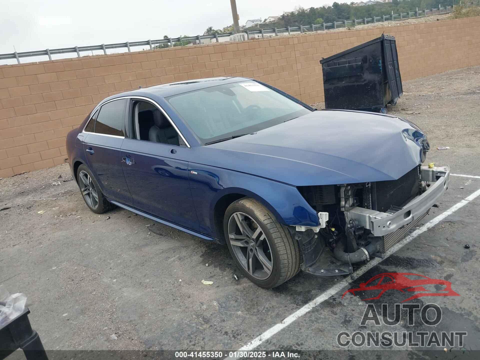 AUDI A4 2017 - WAULMAF49HA155134