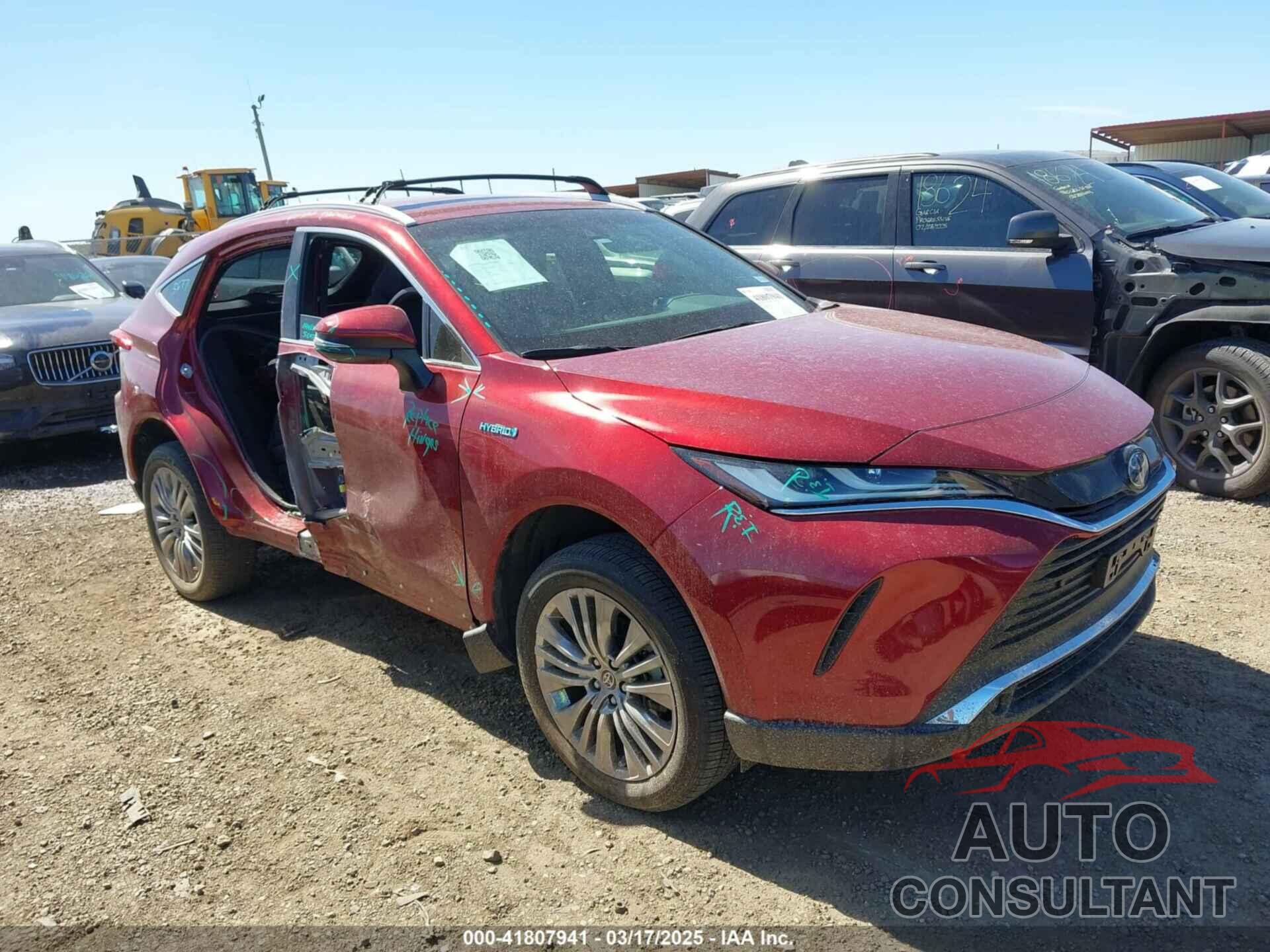TOYOTA VENZA 2021 - JTEAAAAH7MJ010144