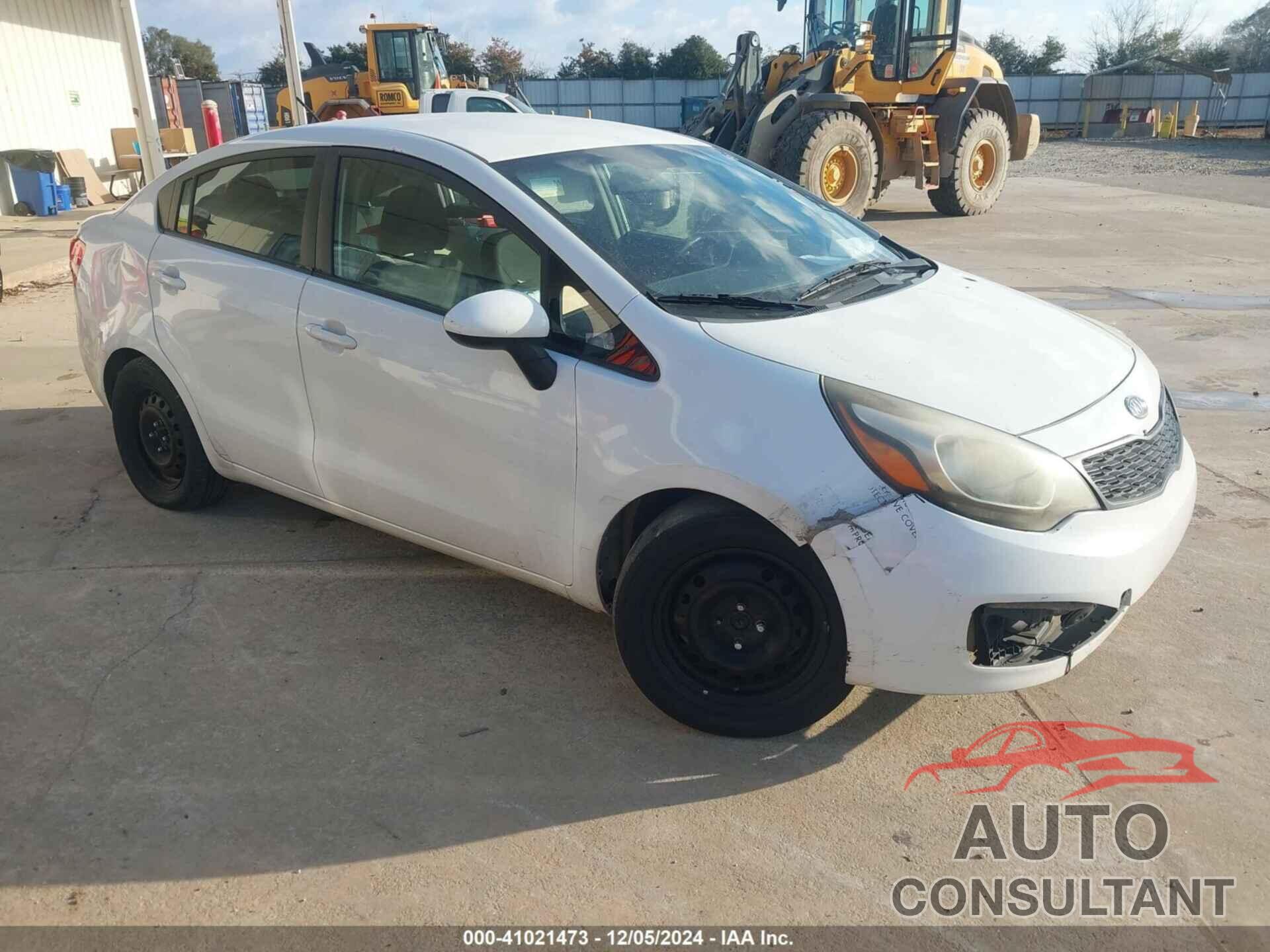KIA RIO 2012 - KNADM4A30C6090254