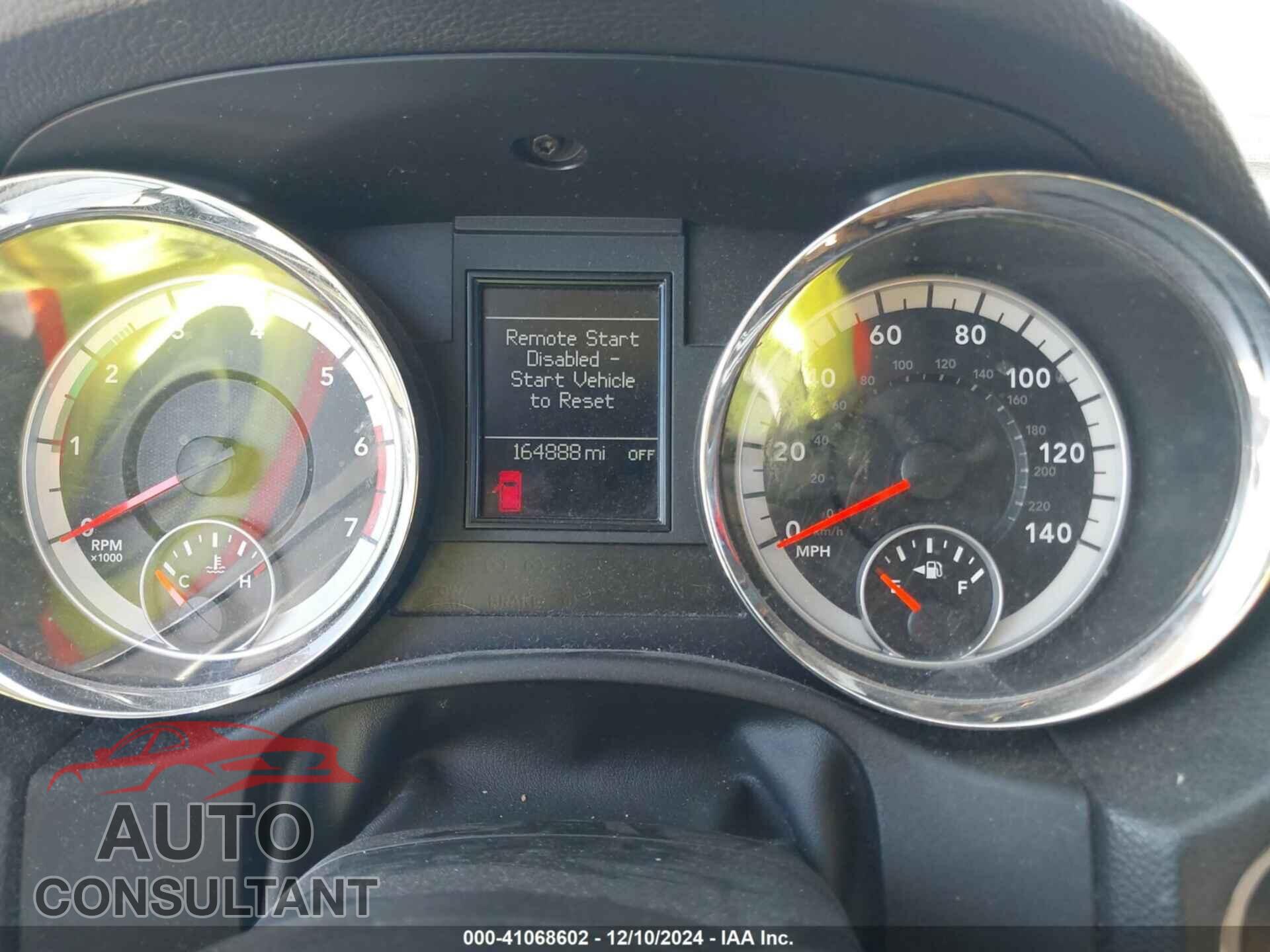 DODGE DURANGO 2012 - 1C4SDHET4CC130381