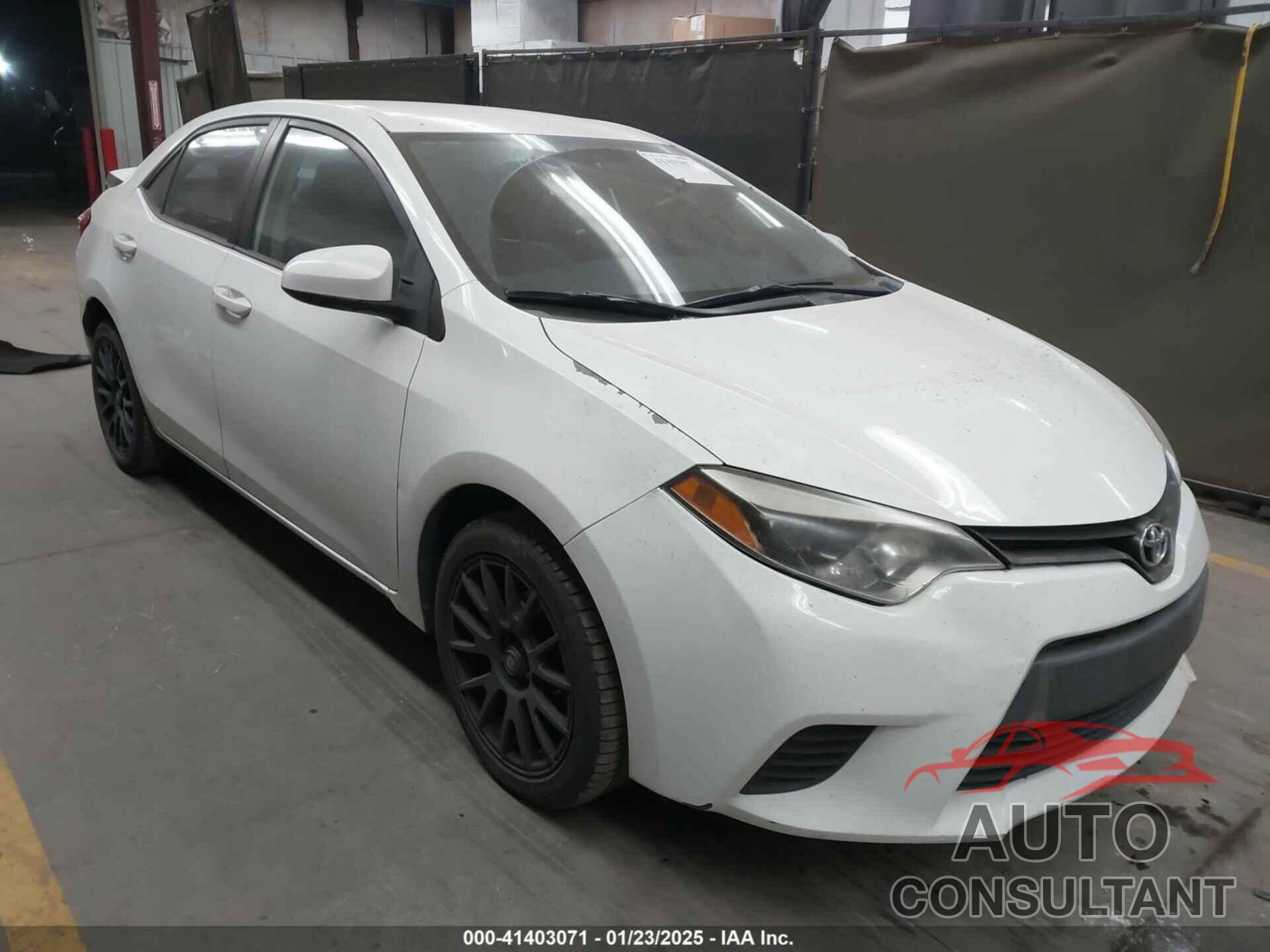 TOYOTA COROLLA 2014 - 5YFBURHE2EP162985