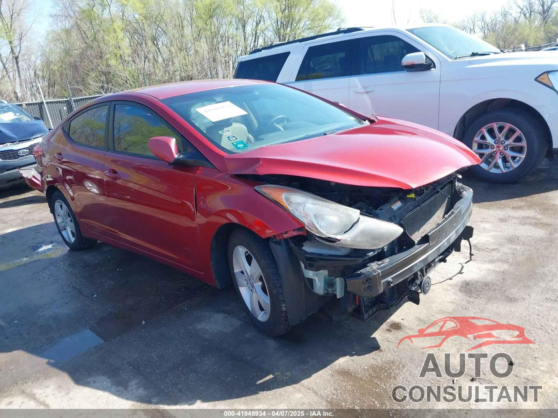 HYUNDAI ELANTRA 2011 - KMHDH4AE6BU158751