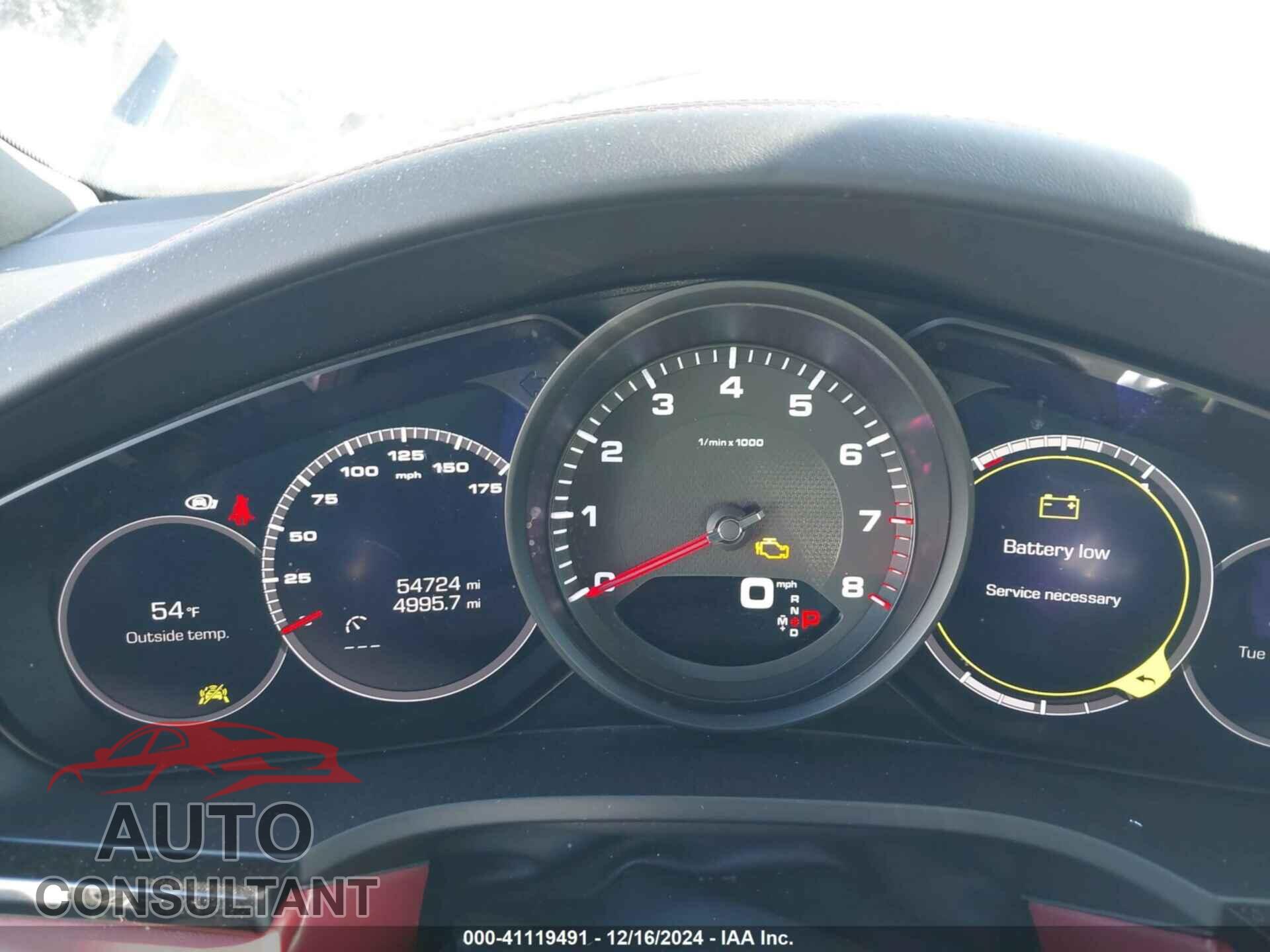 PORSCHE CAYENNE 2021 - WP1AA2AY2MDA03657