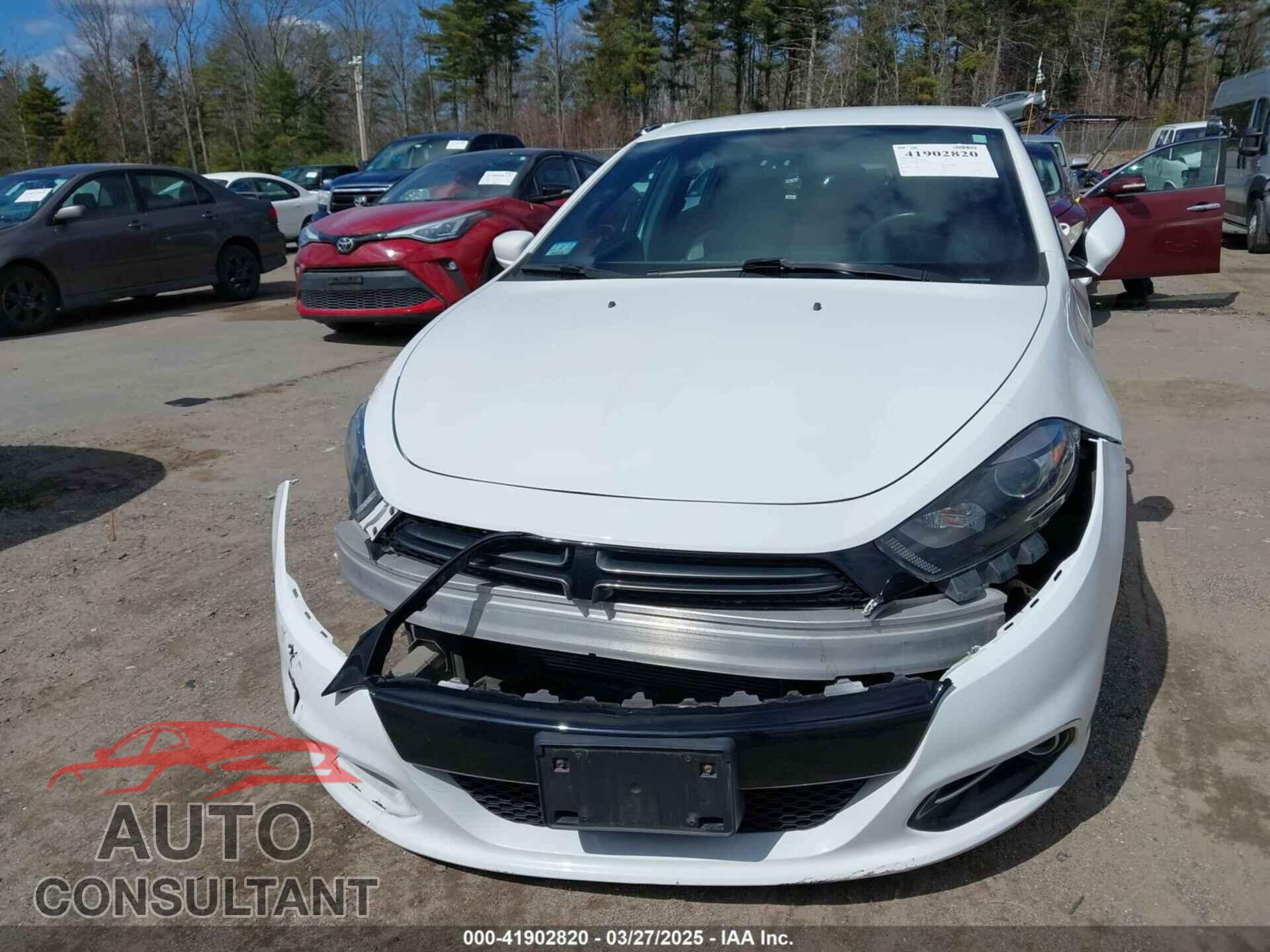 DODGE DART 2014 - 1C3CDFEB0ED797515