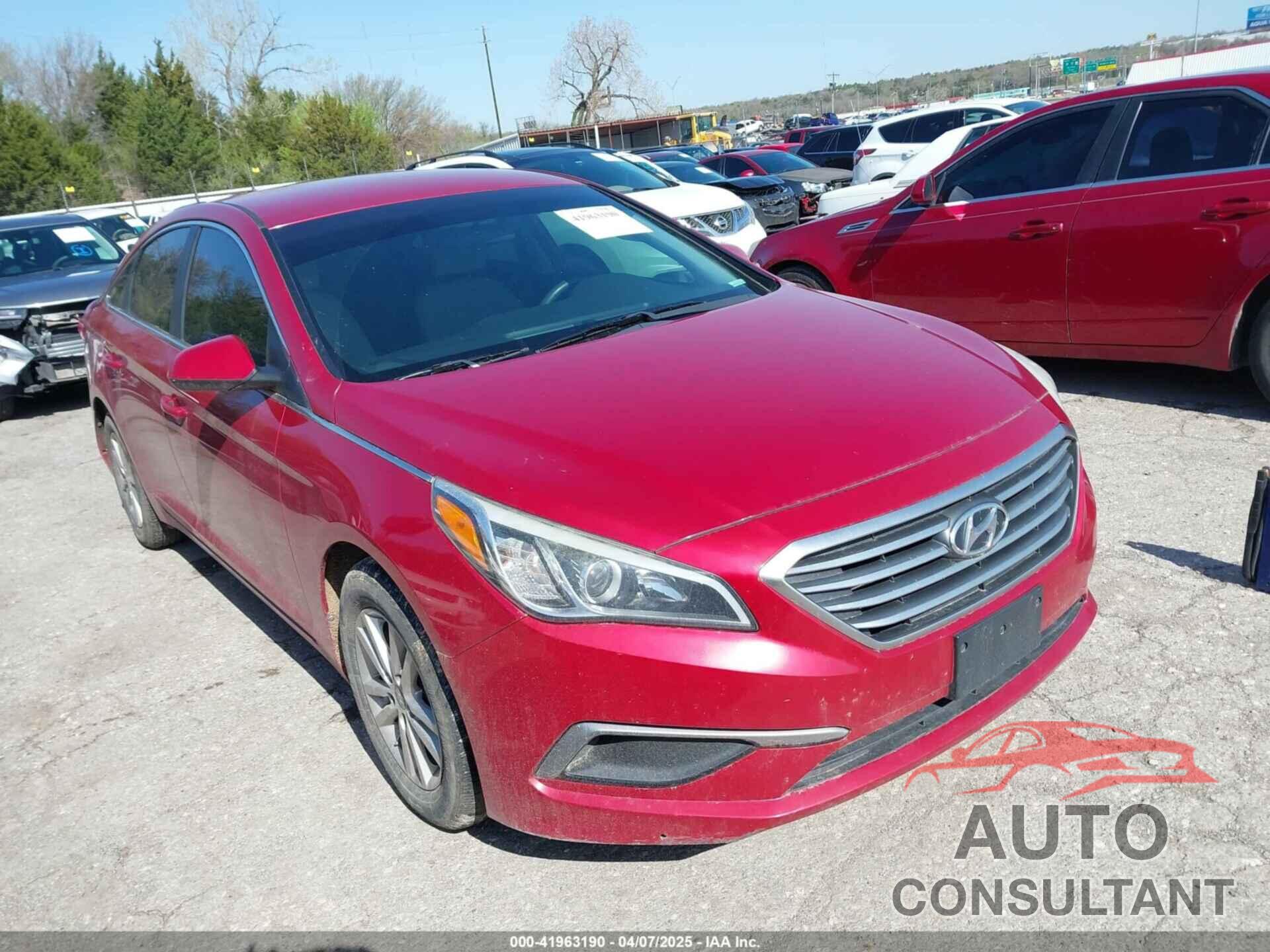 HYUNDAI SONATA 2017 - 5NPE24AF0HH558827