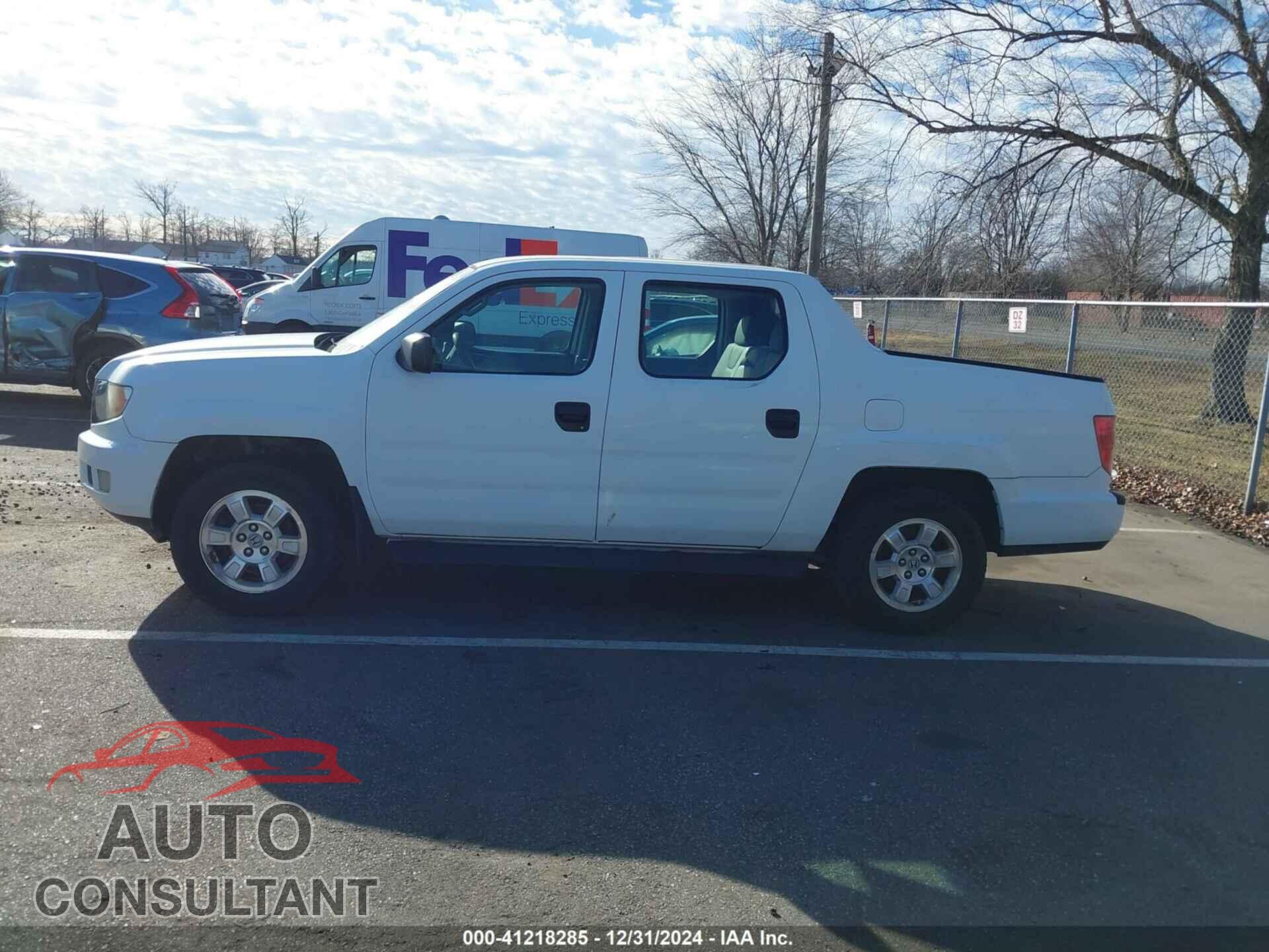 HONDA RIDGELINE 2010 - 5FPYK1F27AB003127