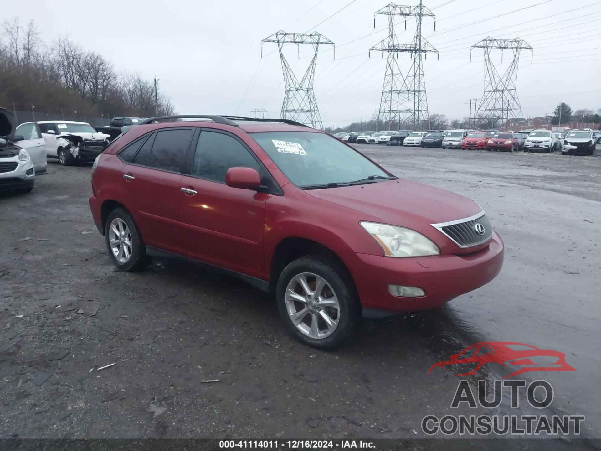 LEXUS RX 350 2009 - 2T2HK31U19C112126