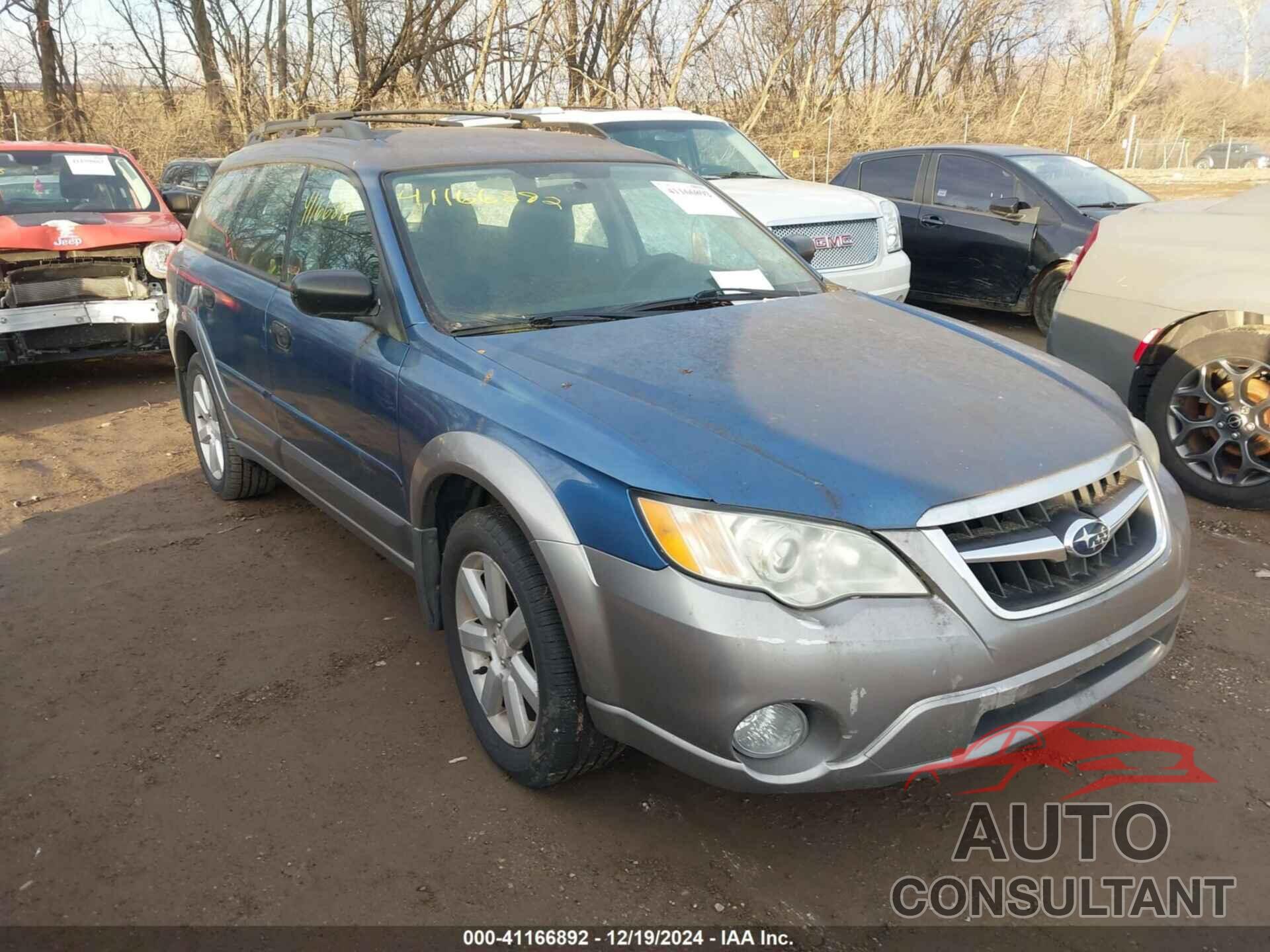 SUBARU OUTBACK 2009 - 4S4BP61C297310490