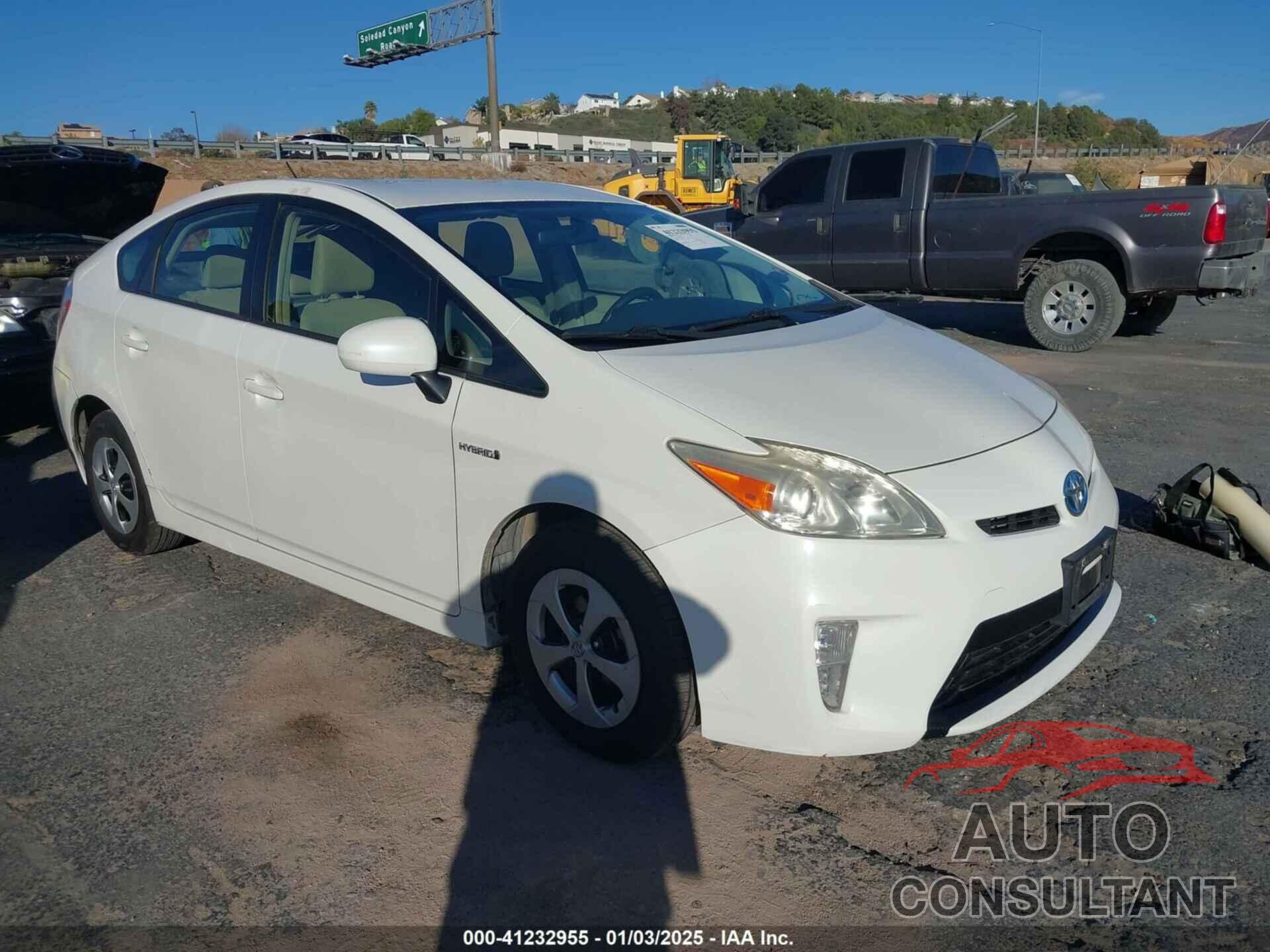 TOYOTA PRIUS 2012 - JTDKN3DU6C5458464