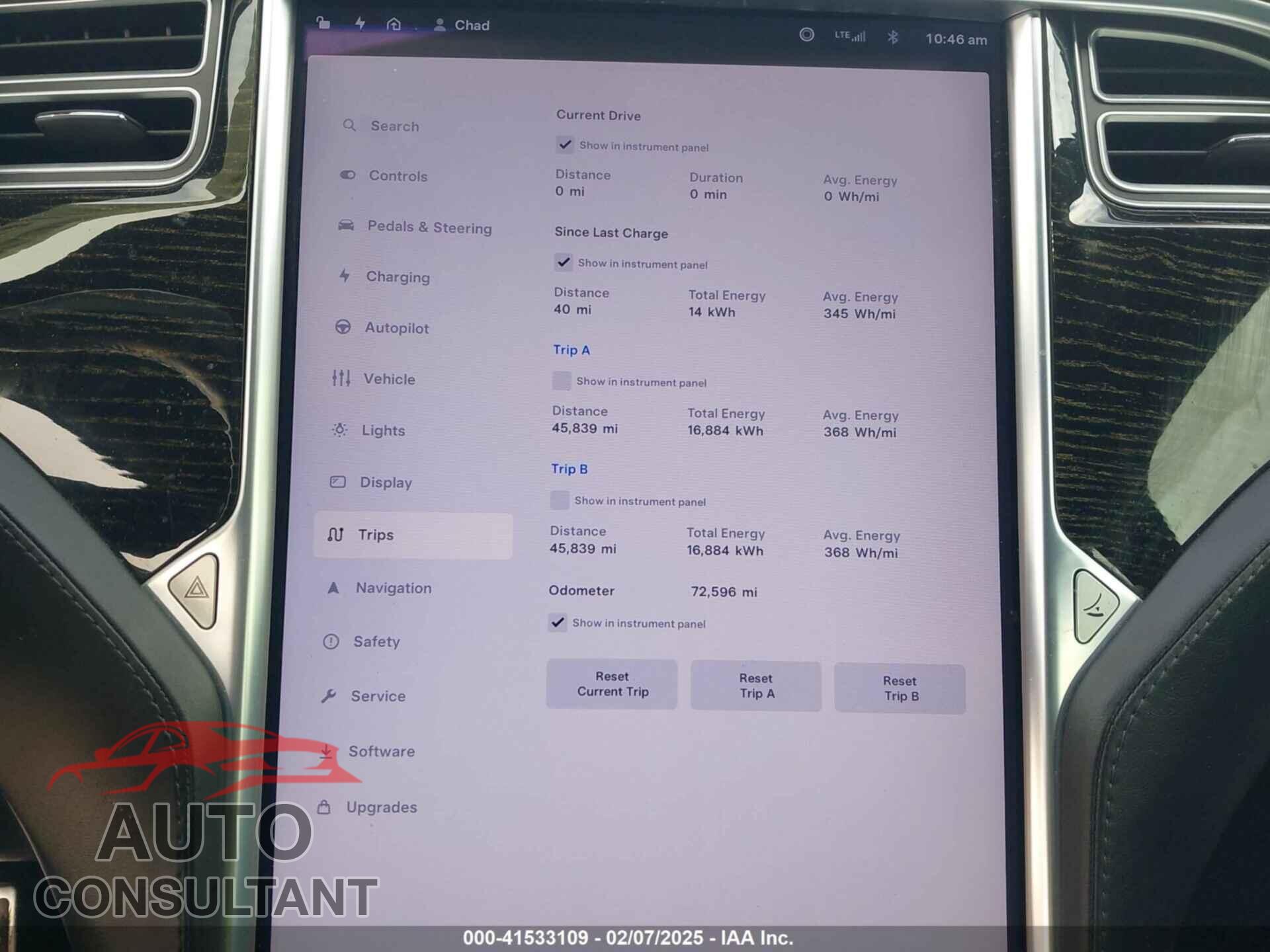 TESLA MODEL S 2017 - 5YJSA1E28HF202944