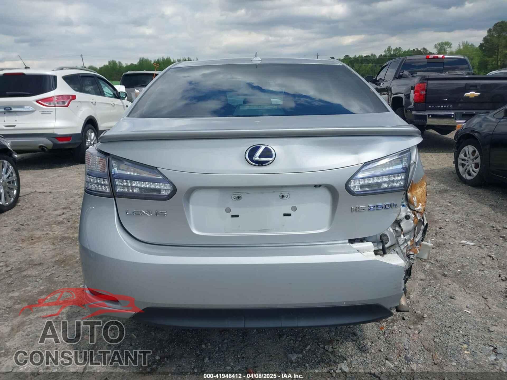 LEXUS HS 250H 2010 - JTHBB1BA6A2014293