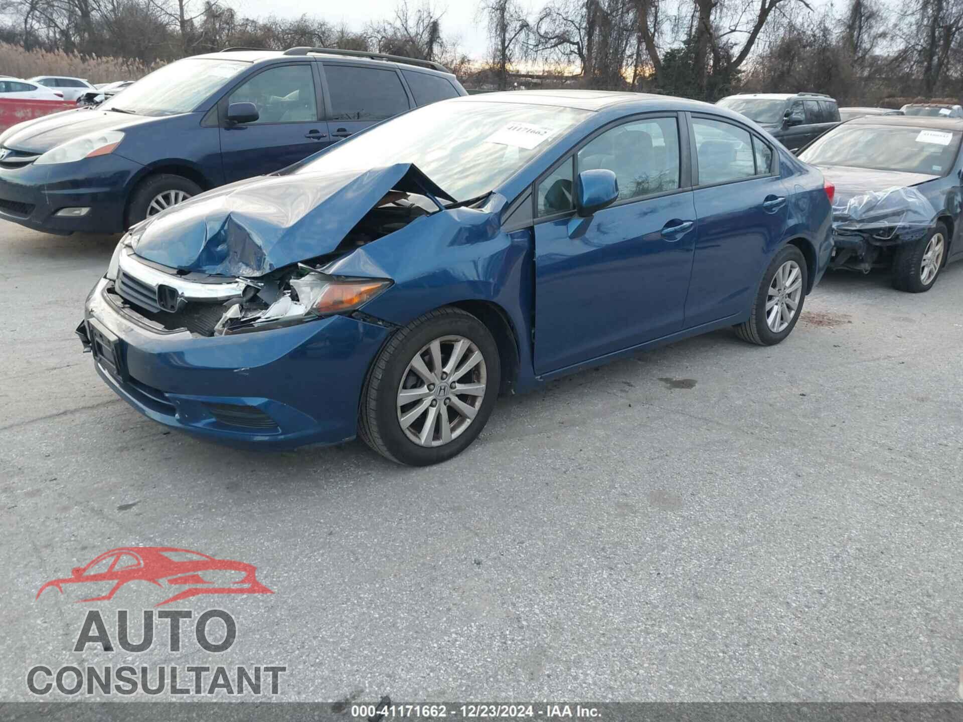 HONDA CIVIC 2012 - 19XFB2F82CE312829
