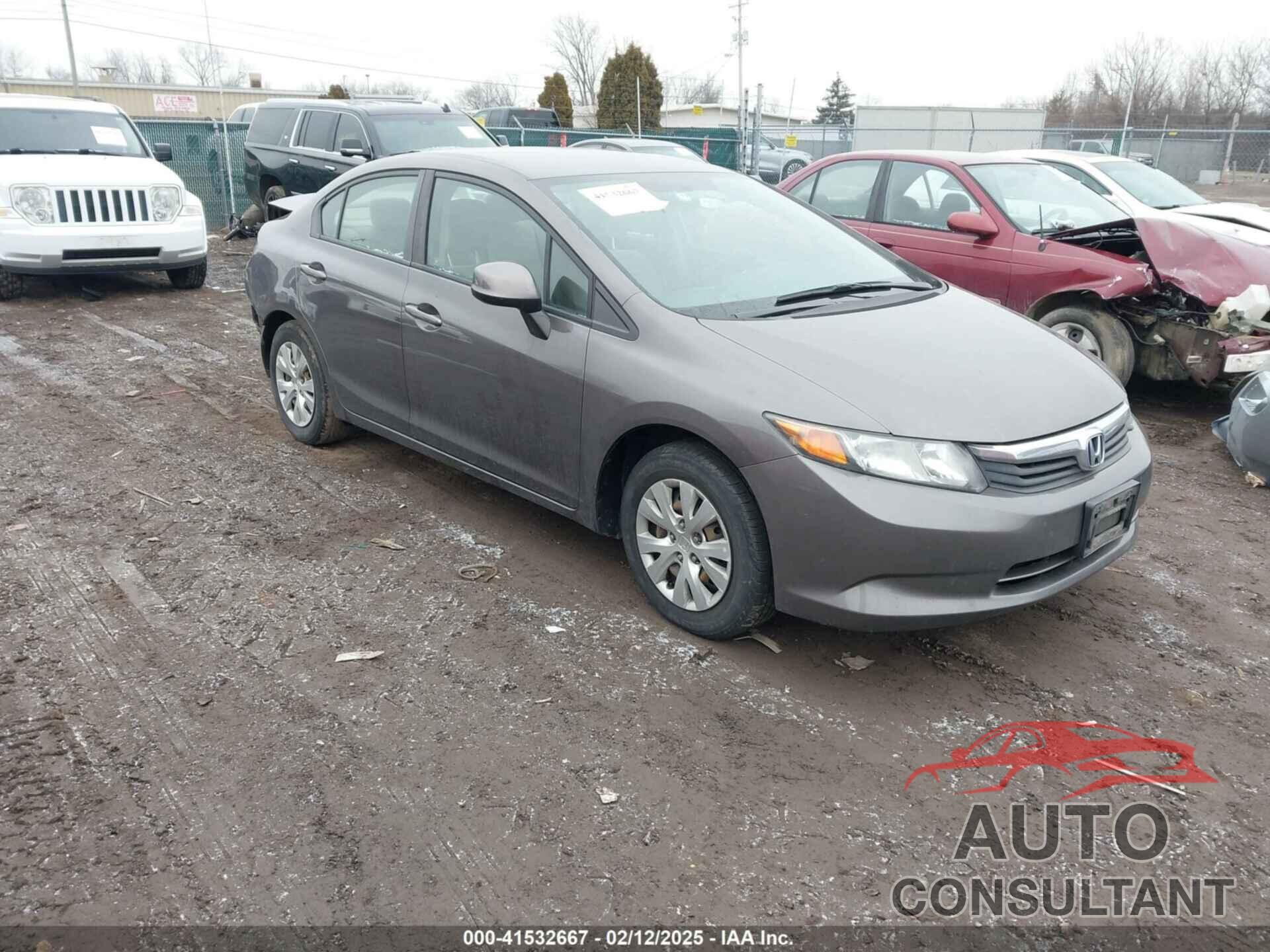 HONDA CIVIC 2012 - 19XFB2F56CE032028