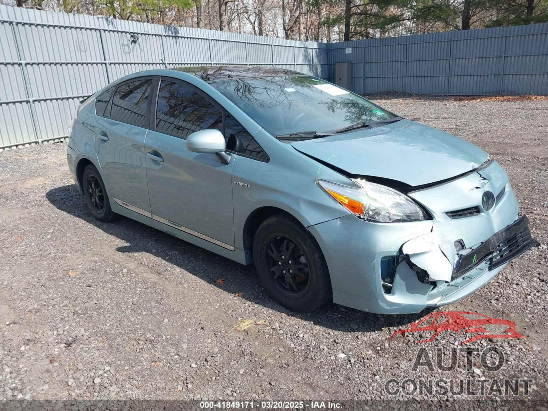 TOYOTA PRIUS 2013 - JTDKN3DU2D5694515