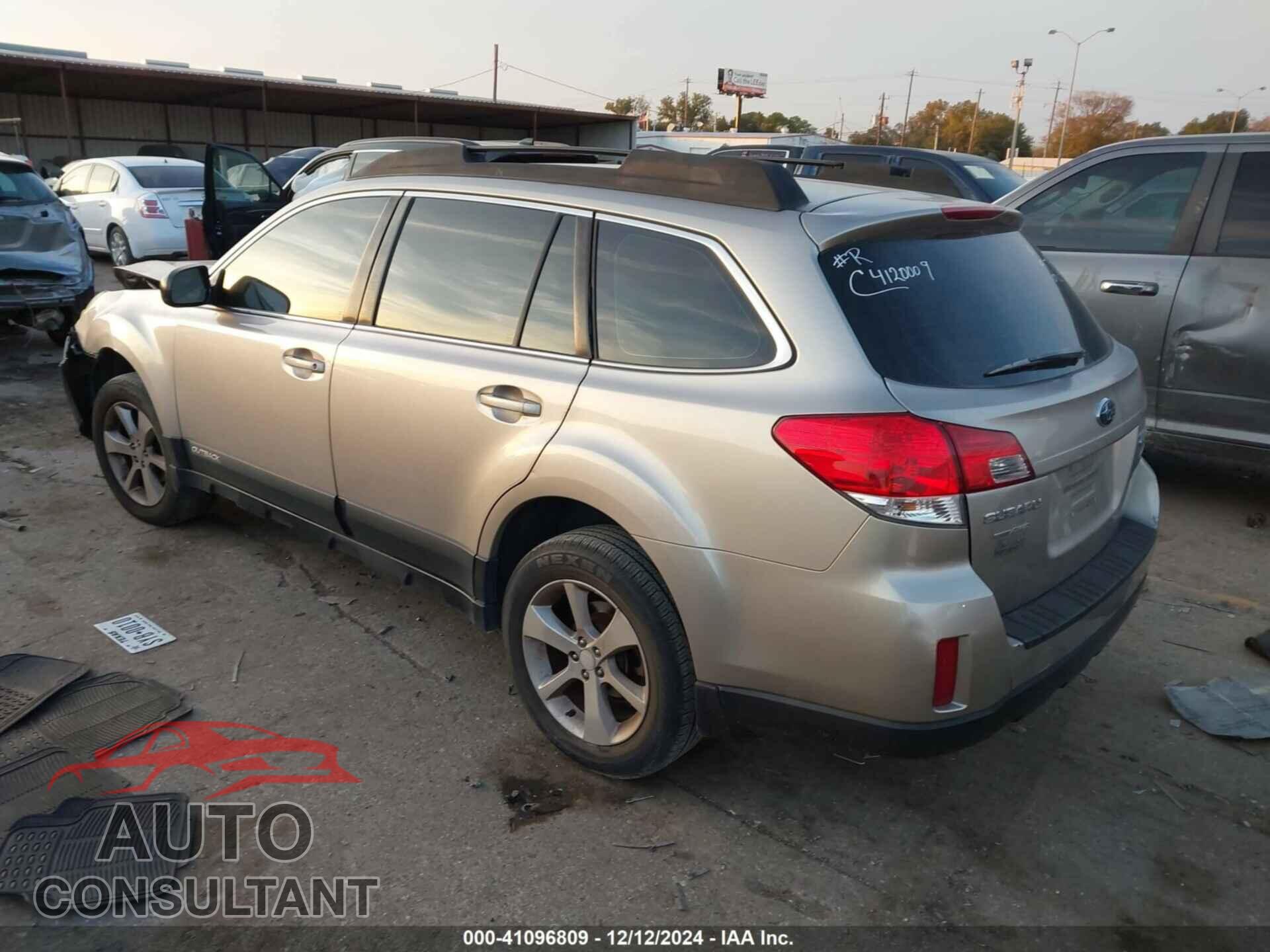 SUBARU OUTBACK 2014 - 4S4BRBAC4E3222755