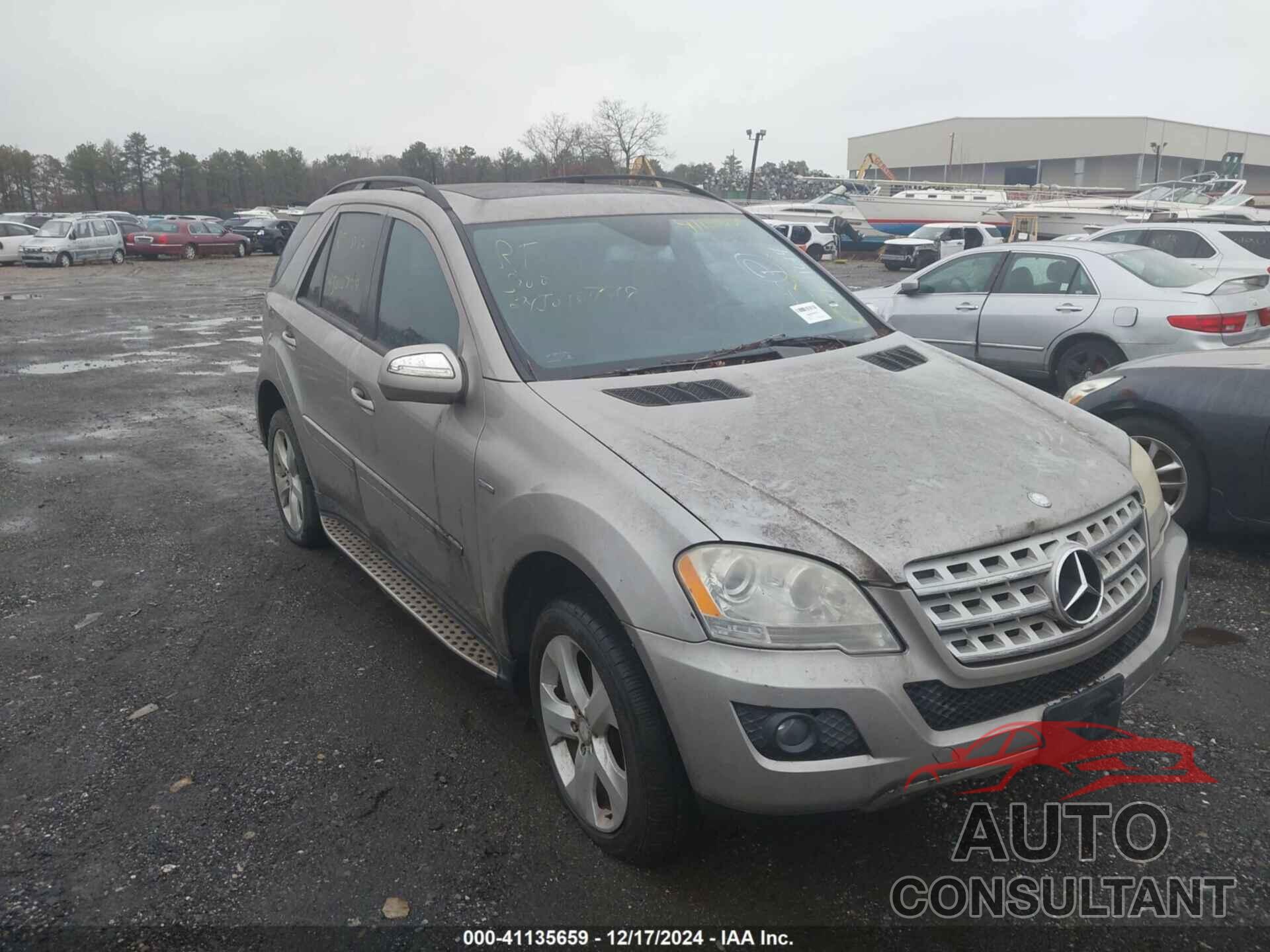 MERCEDES-BENZ ML 320 BLUETEC 2009 - 4JGBB25E79A498428