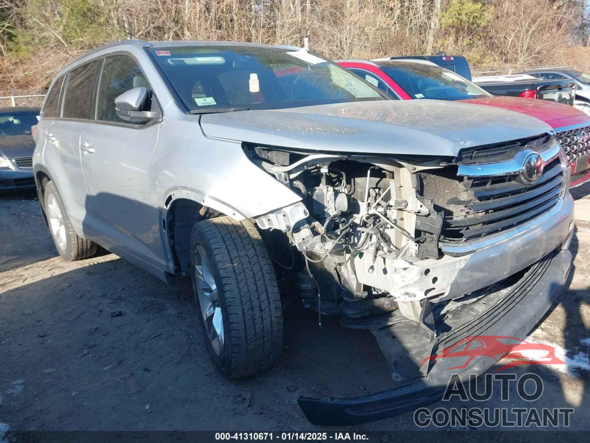 TOYOTA HIGHLANDER 2014 - 5TDDKRFH0ES029516