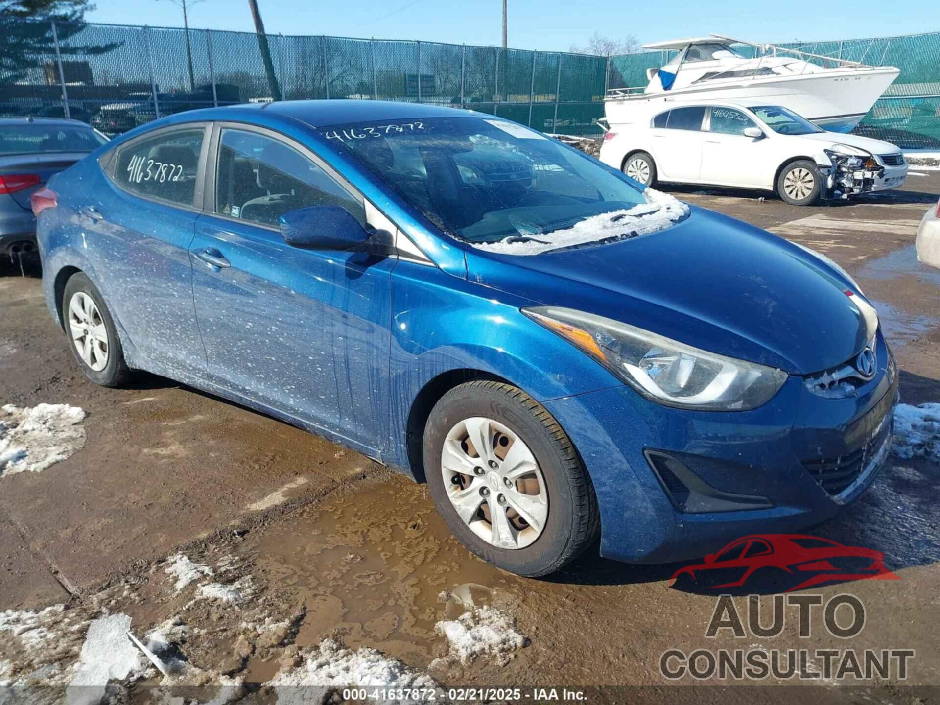 HYUNDAI ELANTRA 2016 - KMHDH4AE6GU523436