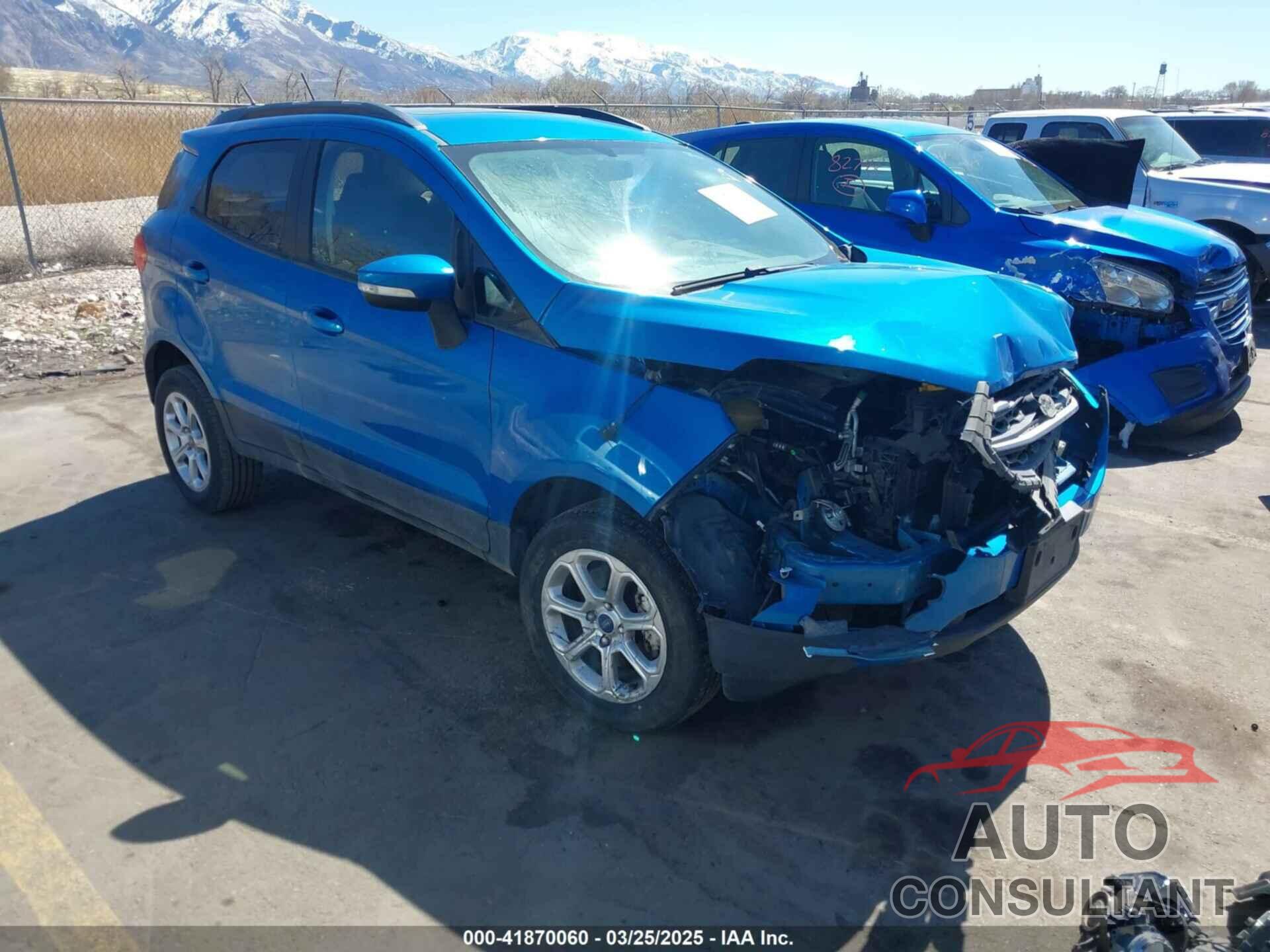 FORD ECOSPORT 2019 - MAJ6S3GL8KC302214