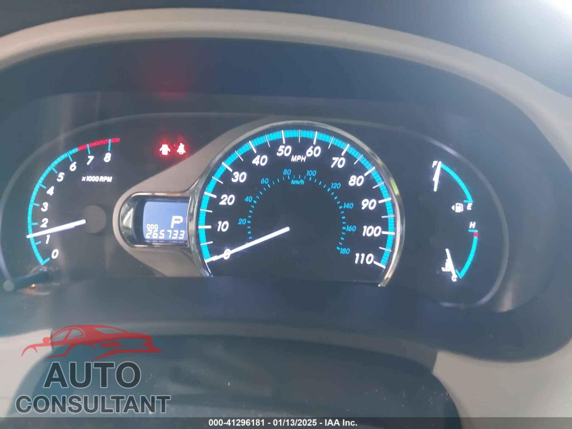 TOYOTA SIENNA 2012 - 5TDYK3DC2CS205002