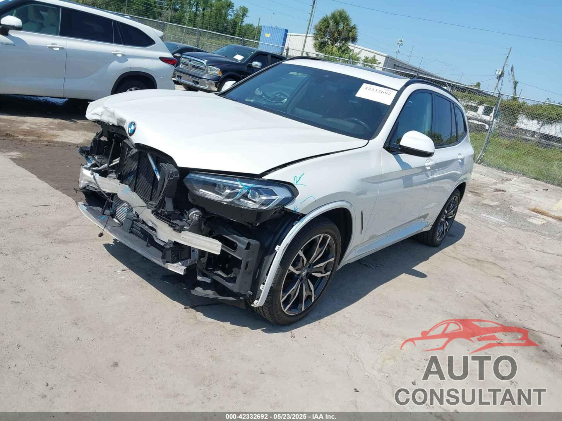 BMW X3 2022 - 5UX53DP06N9K02837