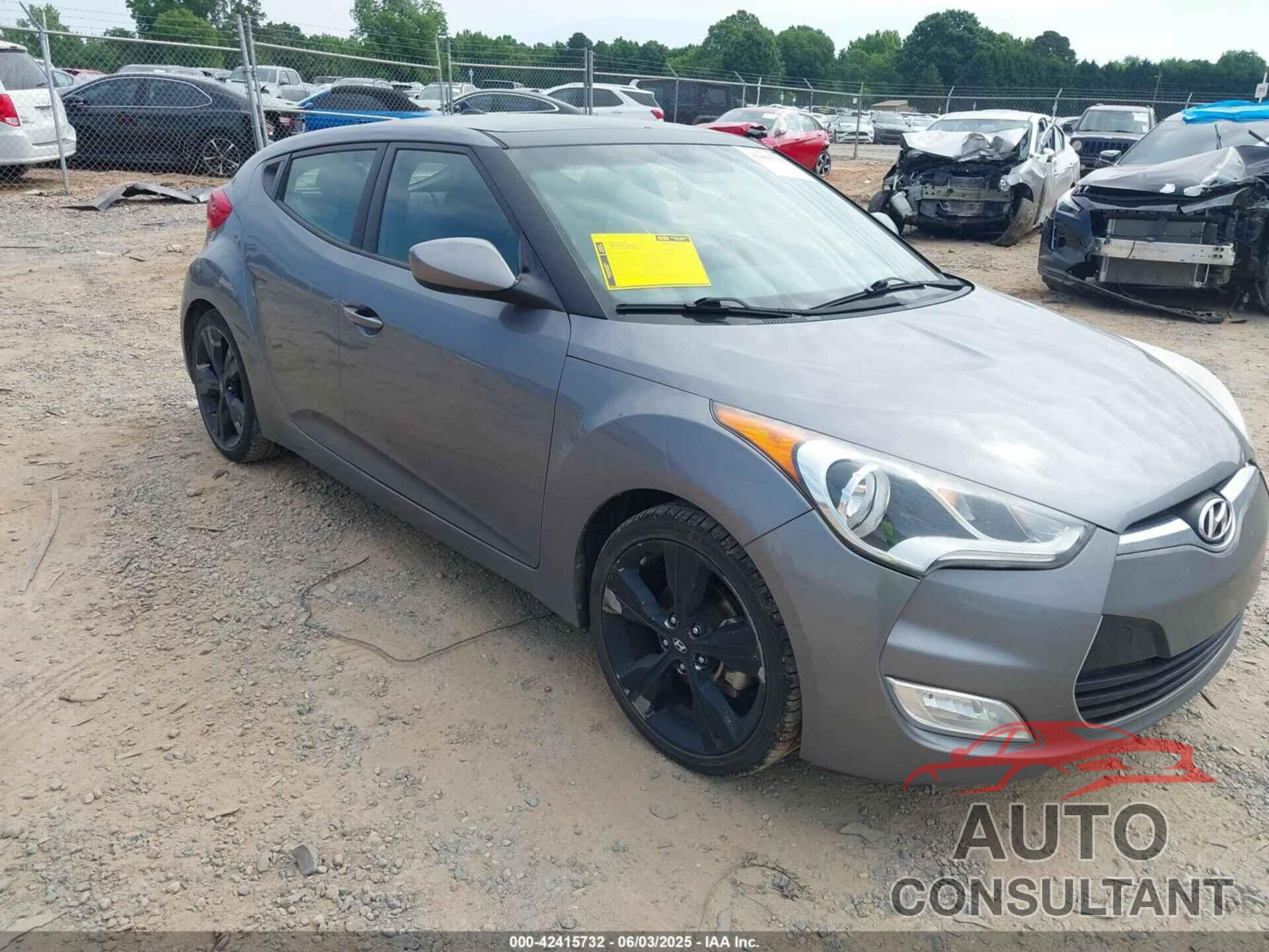 HYUNDAI VELOSTER 2016 - KMHTC6AD0GU250801