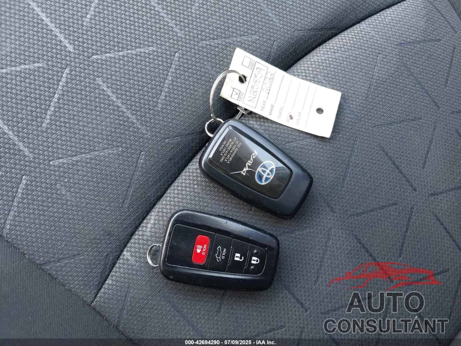 TOYOTA RAV4 HYBRID 2022 - 4T3RWRFV8NU058826