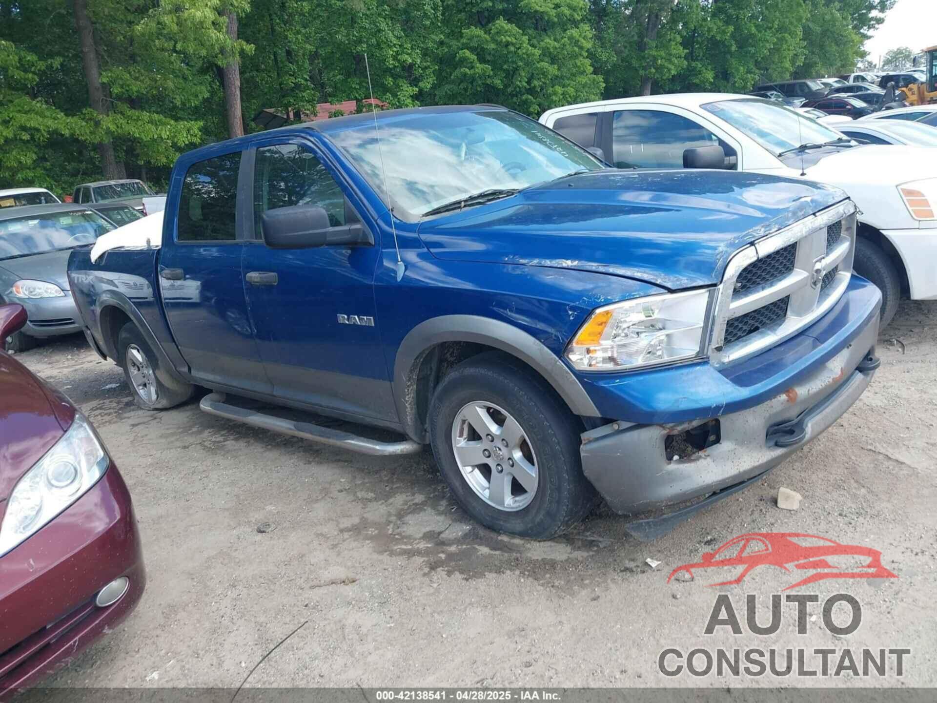 DODGE RAM 1500 2009 - 1D3HB13P89S760567