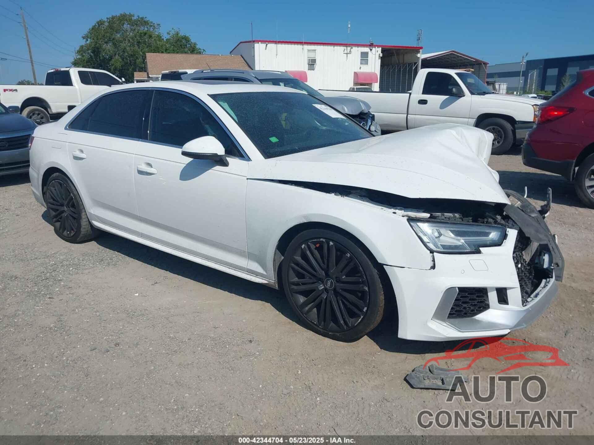 AUDI A4 2017 - WAUFNAF48HN021749