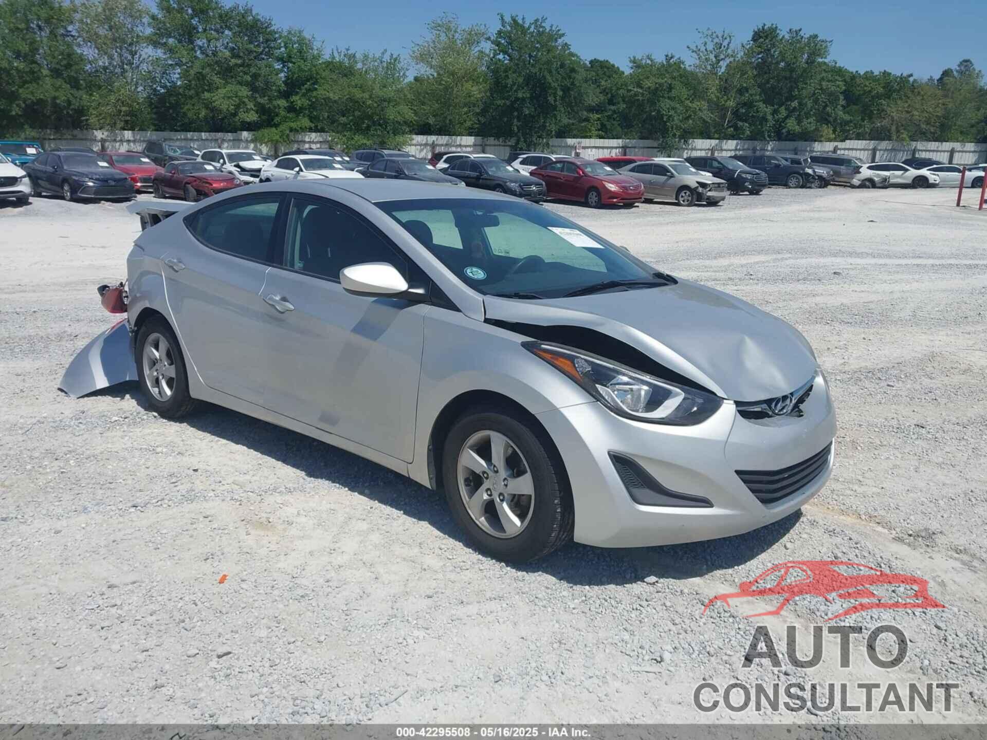 HYUNDAI ELANTRA 2015 - 5NPDH4AE5FH647808