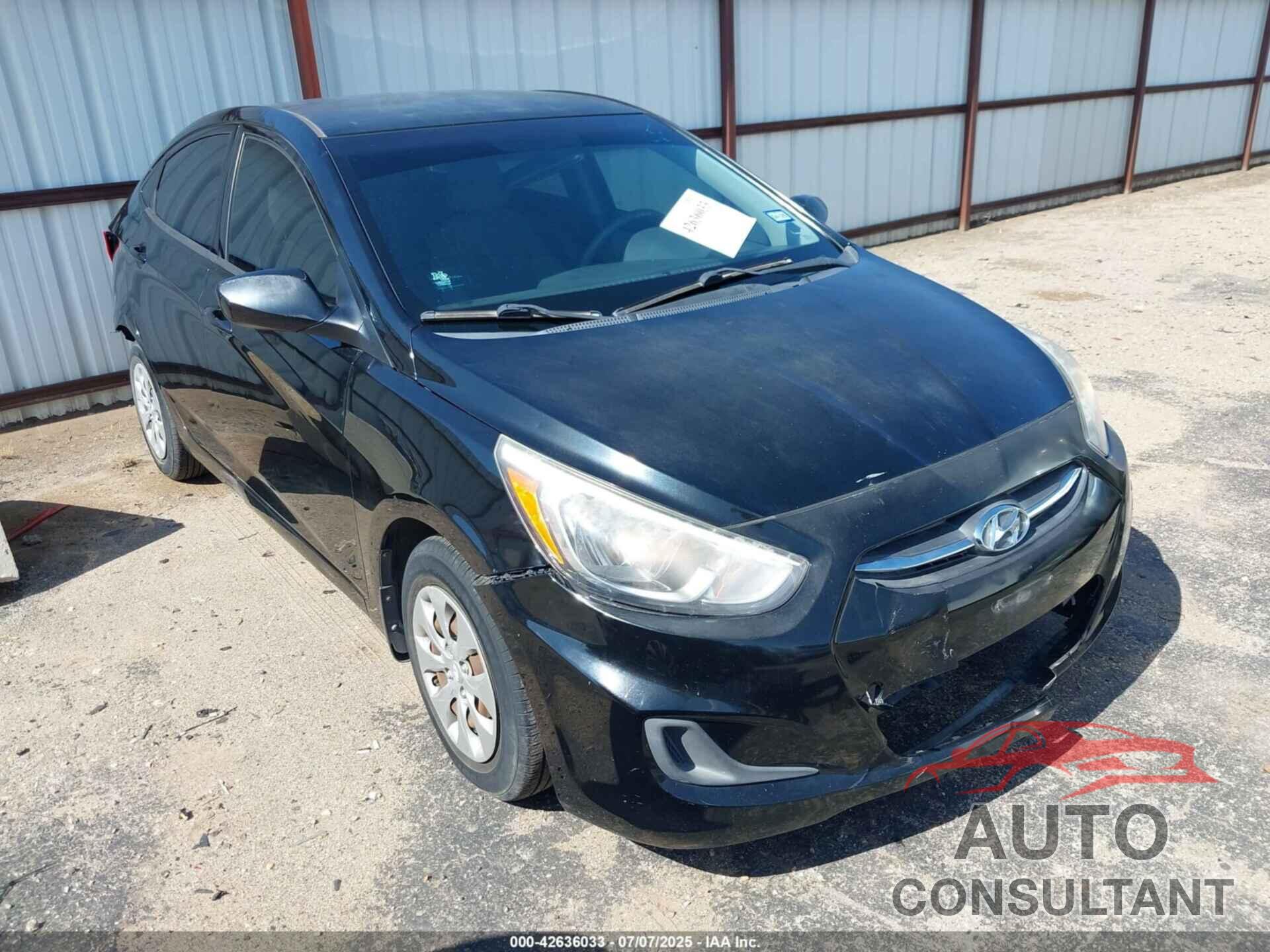 HYUNDAI ACCENT 2015 - KMHCT4AE5FU917129