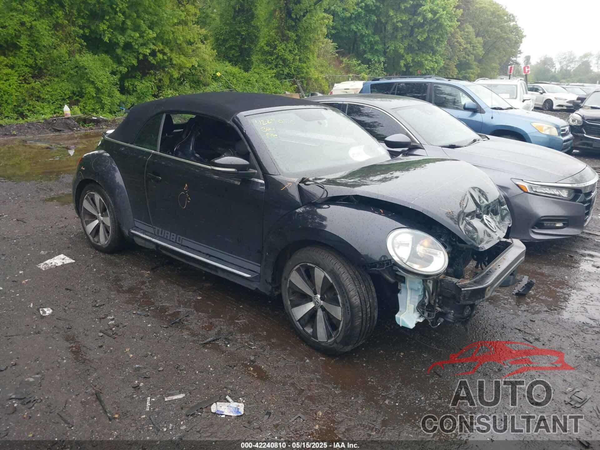 VOLKSWAGEN BEETLE 2013 - 3VW7T7AT2DM828879